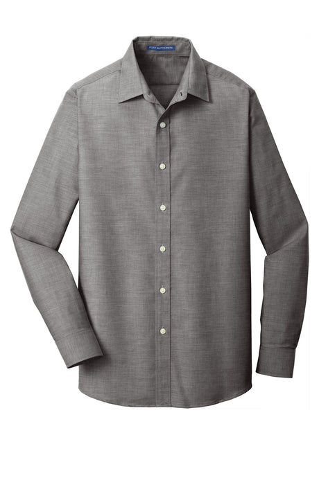 Port Authority Men's Slim Fit SuperPro Oxford Shirt. S661 Mens Apparel Shirts & Tops