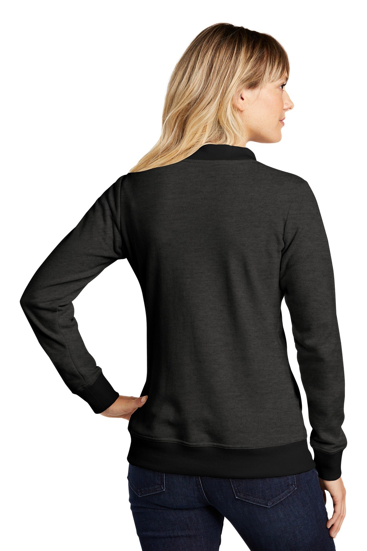 Sport-Tek Women's Lightweight French Terry Bomber LST274 Womens Apparel Sweatshirts & Fleece
