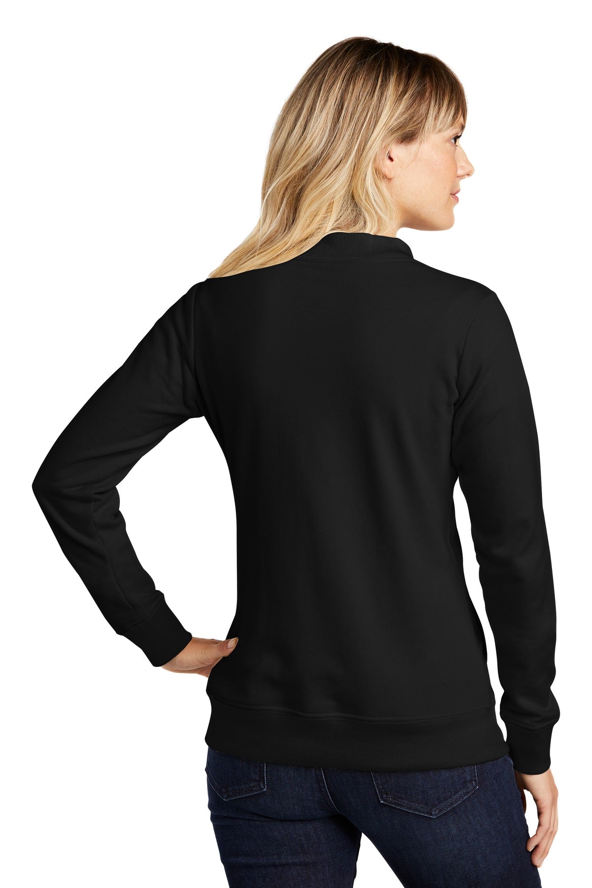 Sport-Tek Women's Lightweight French Terry Bomber LST274 Womens Apparel Sweatshirts & Fleece