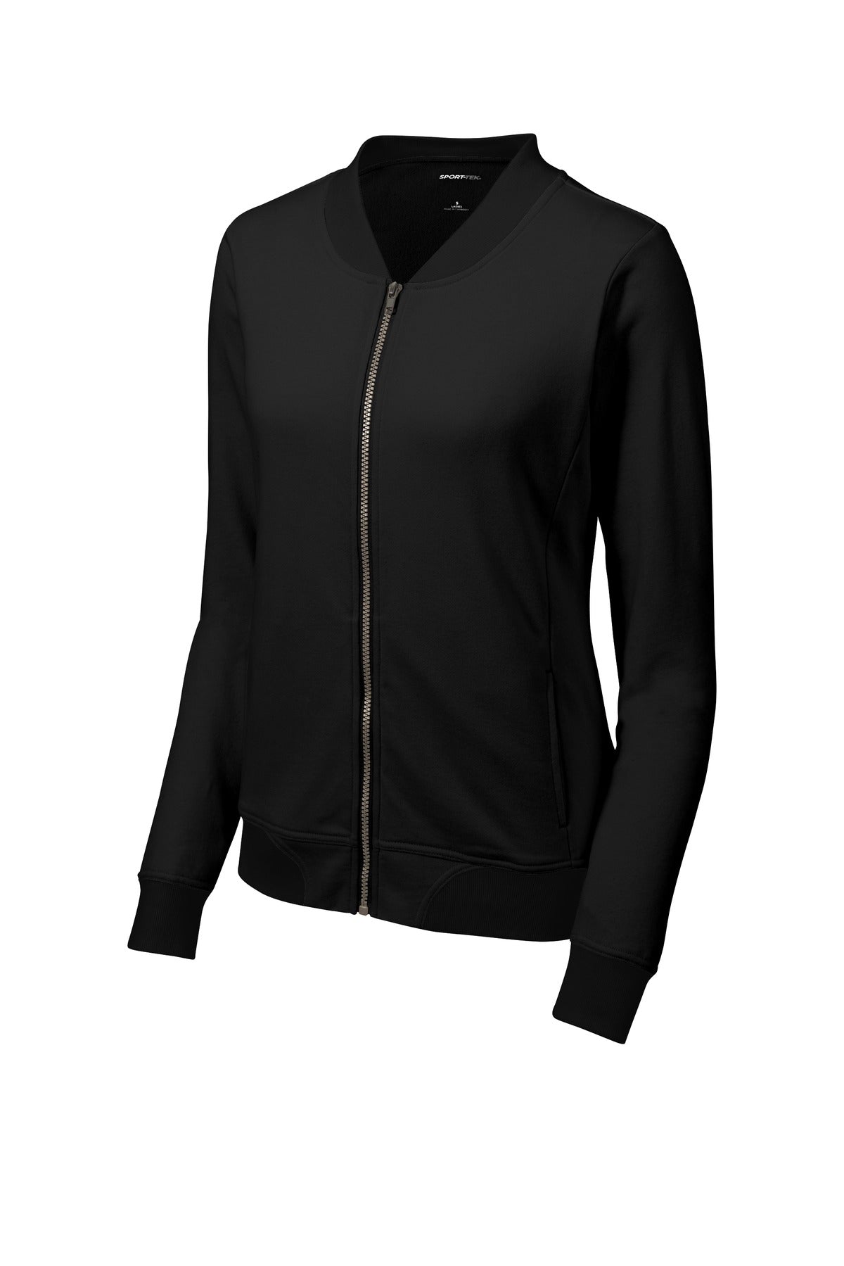Sport-Tek Women's Lightweight French Terry Bomber LST274 Womens Apparel Sweatshirts & Fleece