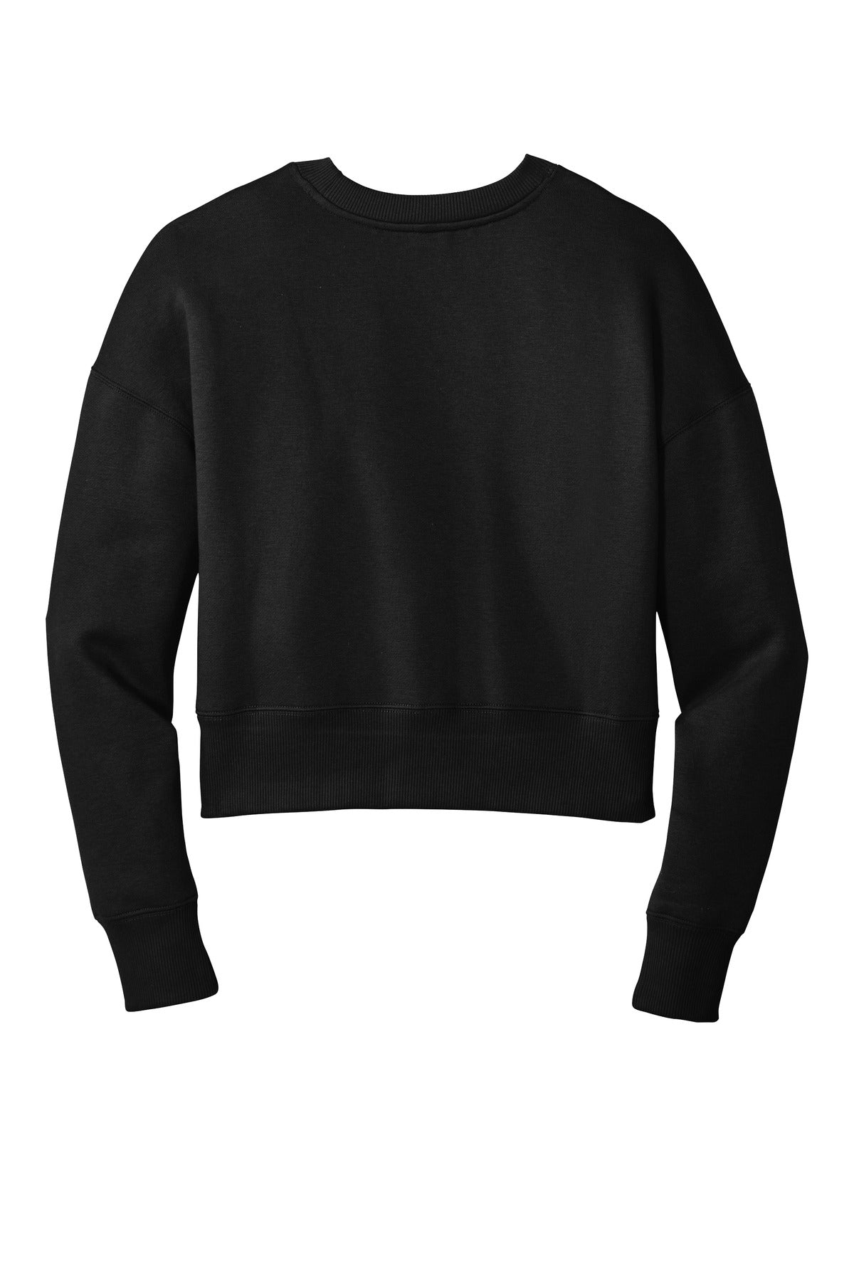 District Women's Perfect Weight Fleece Cropped Crew Womens Apparel Sweatshirts & Fleece