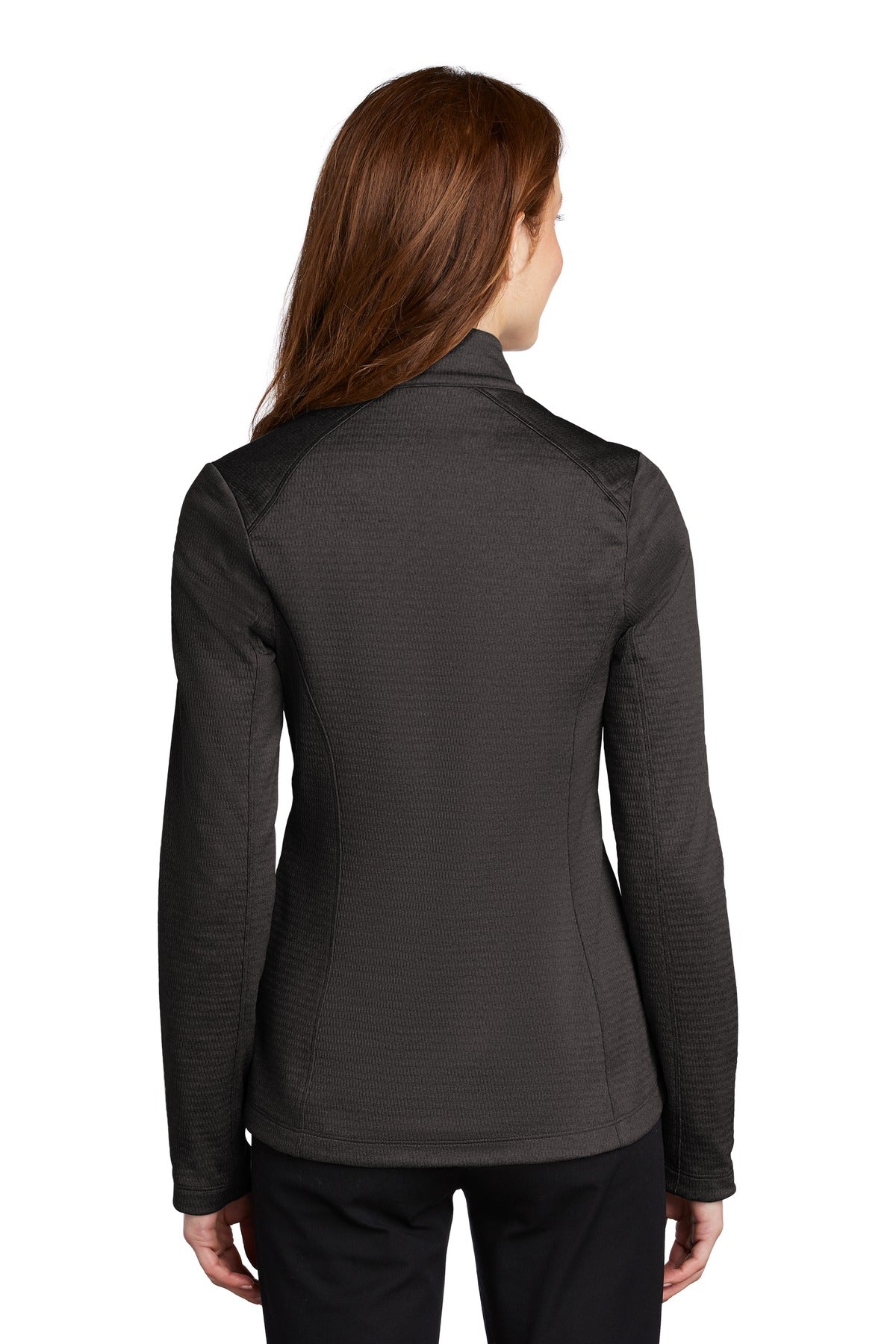 Port Authority Women's Diamond Heather Fleece Full-Zip Jacket L249 Womens Apparel Jackets & Vests