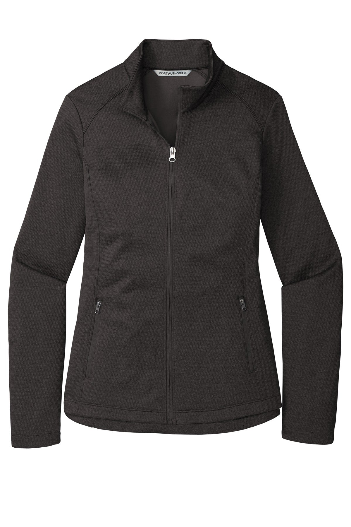 Port Authority Women's Diamond Heather Fleece Full-Zip Jacket L249 Womens Apparel Jackets & Vests