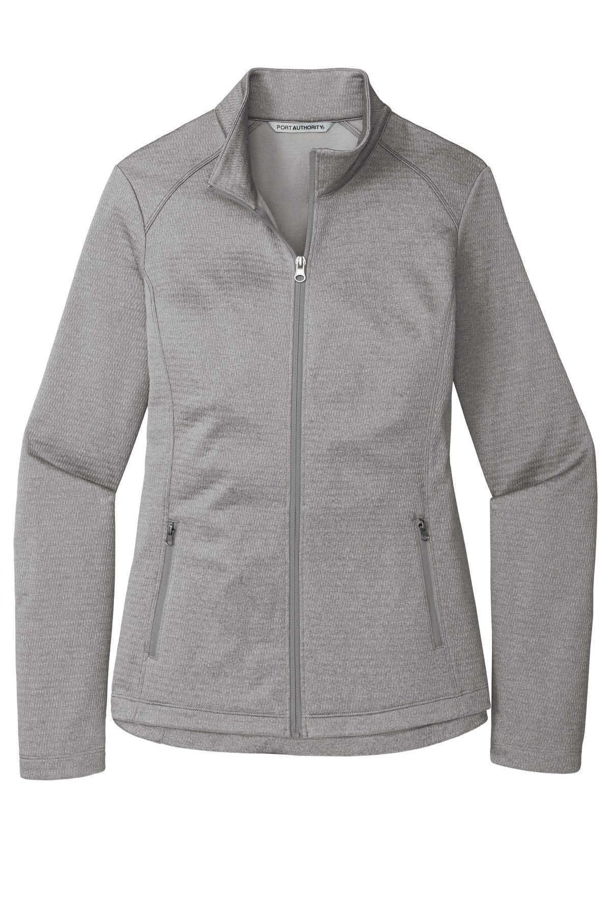Port Authority Women's Diamond Heather Fleece Full-Zip Jacket L249 Womens Apparel Jackets & Vests