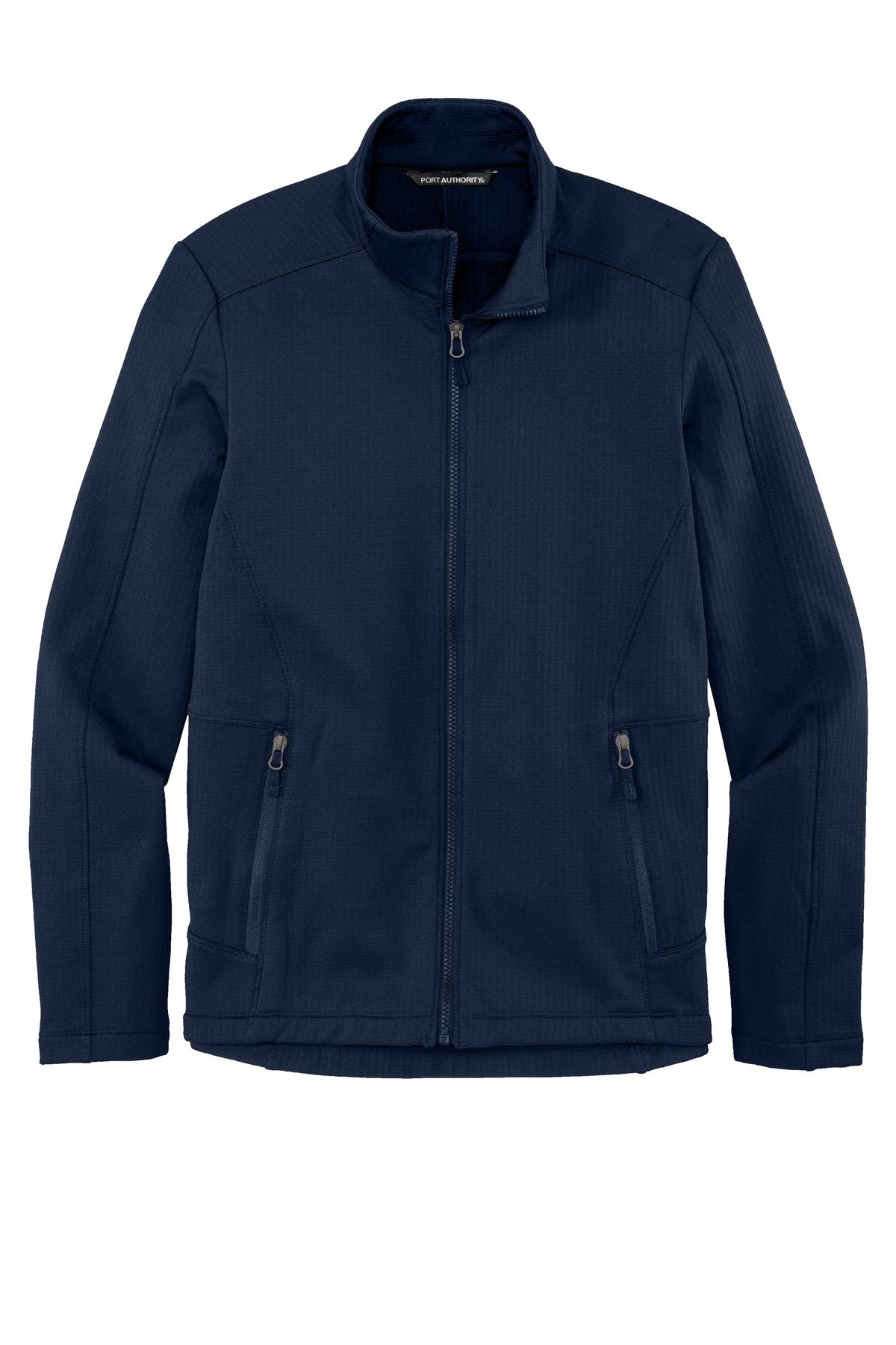 Port Authority Men's Grid Fleece Jacket. F239 Mens Apparel Jackets & Vests