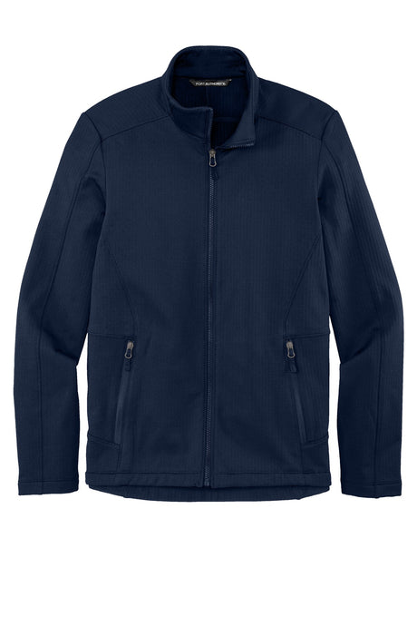 Port Authority Men's Grid Fleece Jacket. F239 Mens Apparel Jackets & Vests