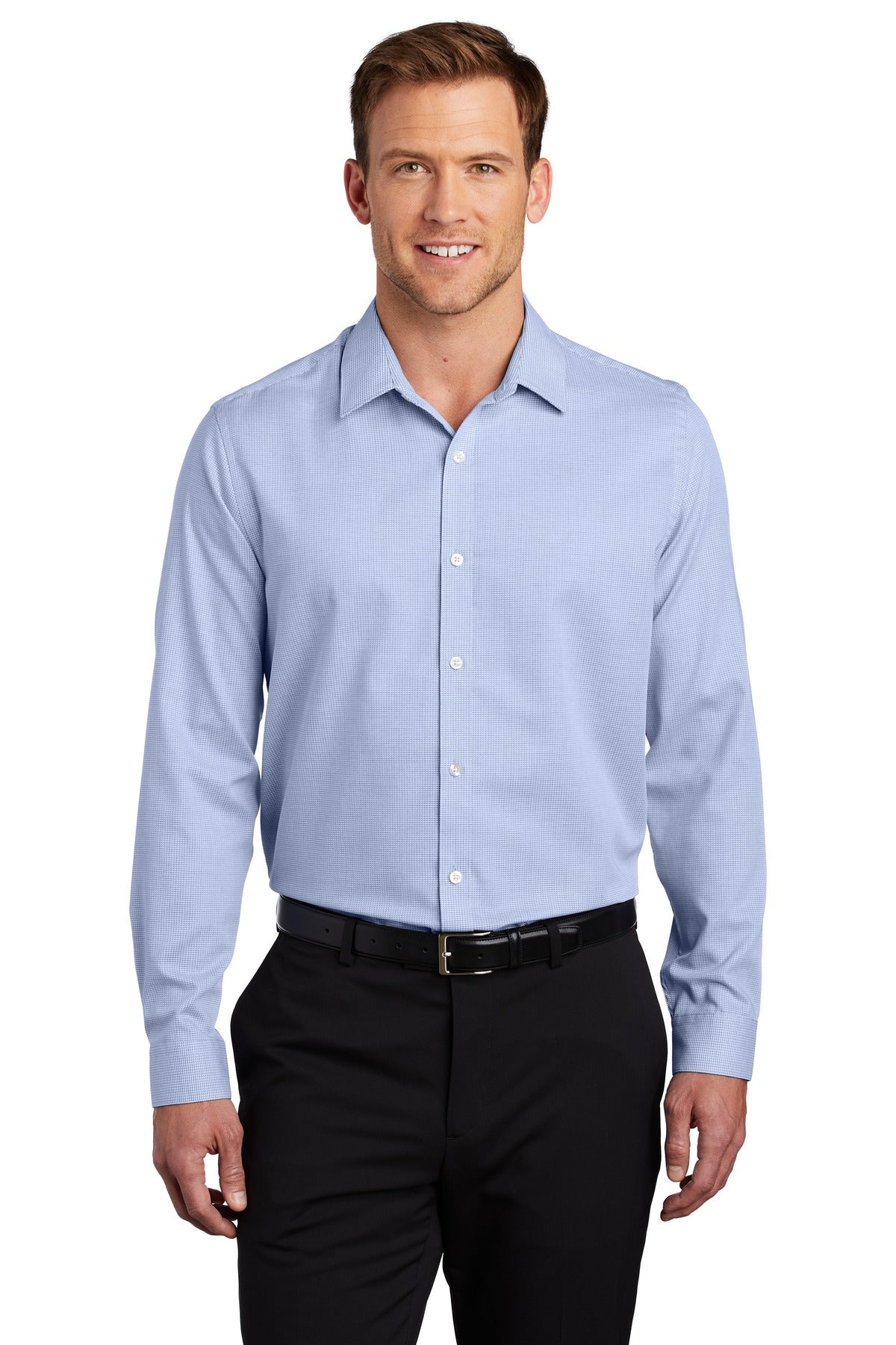 Port Authority Men's Pincheck Easy Care Shirt W645 Mens Apparel Shirts & Tops