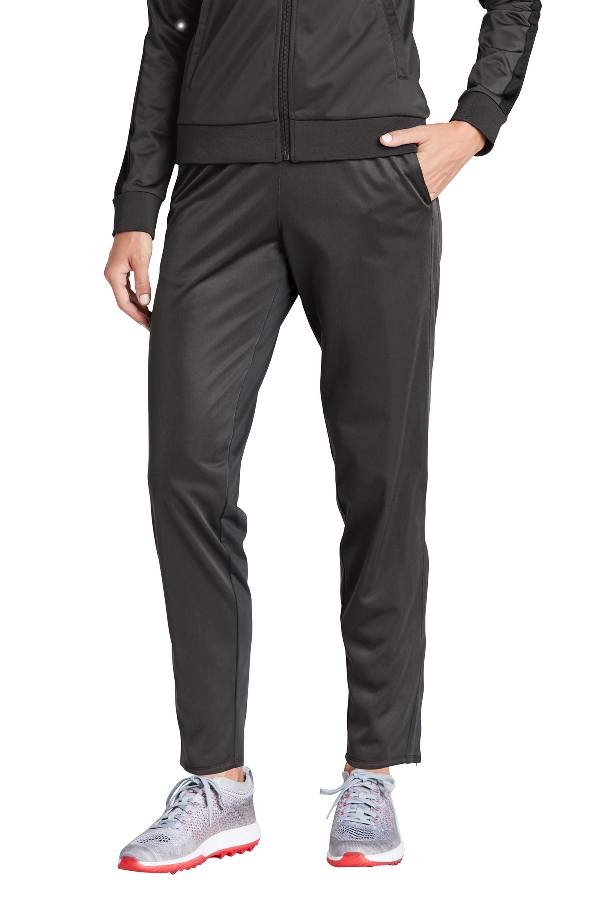 Sport-Tek Women's Tricot Track Jogger. LPST95 Womens Apparel Pants & Sweatpants