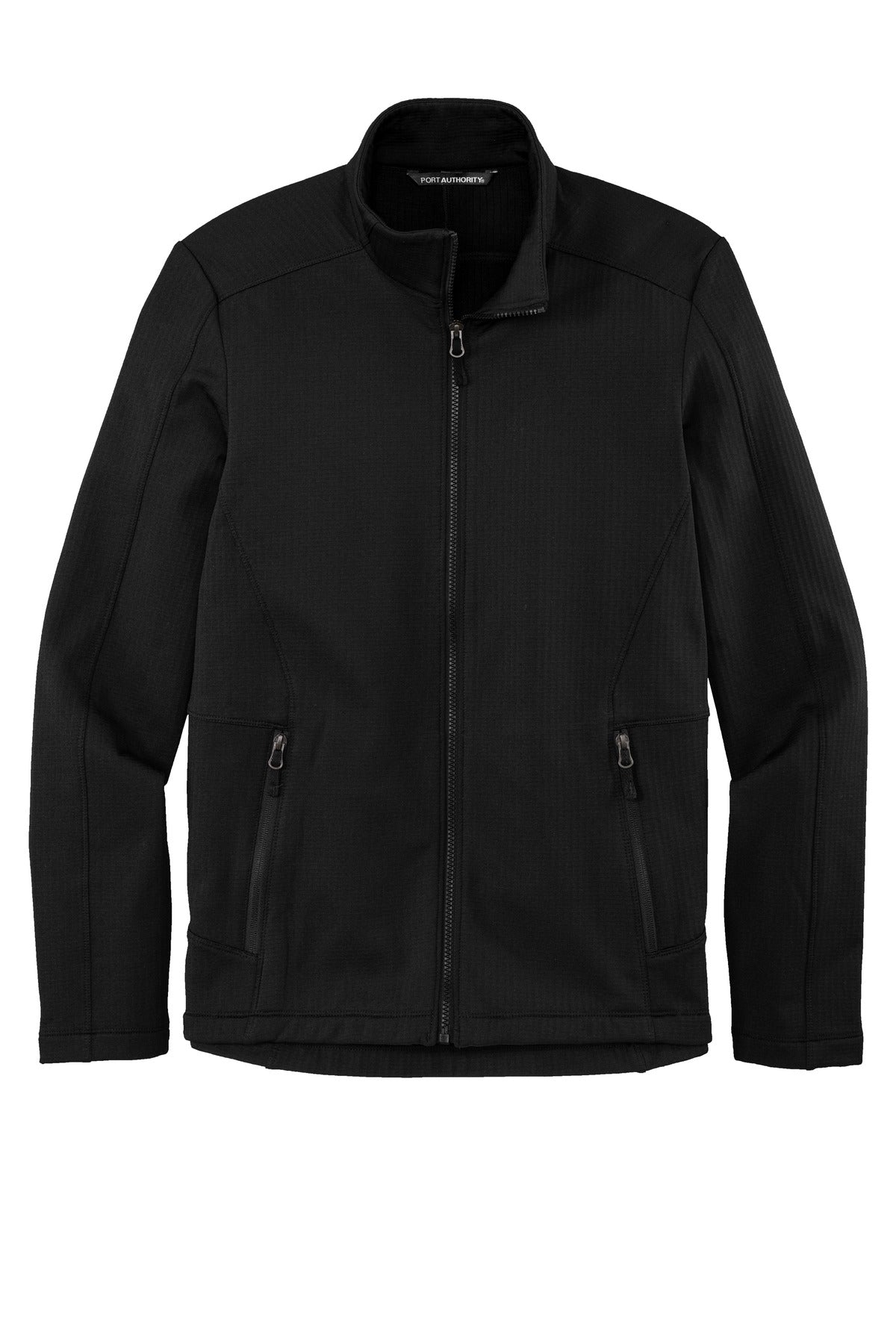 Port Authority Men's Grid Fleece Jacket. F239 Mens Apparel Jackets & Vests