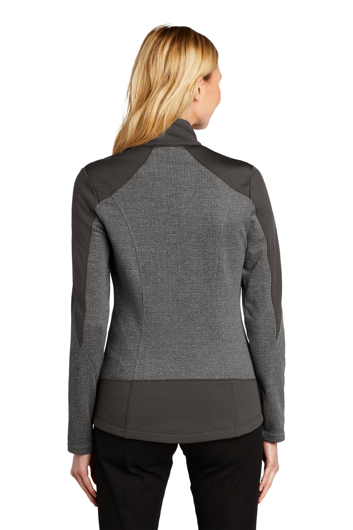 Port Authority Women's Grid Fleece Jacket. L239 Womens Apparel Jackets & Vests