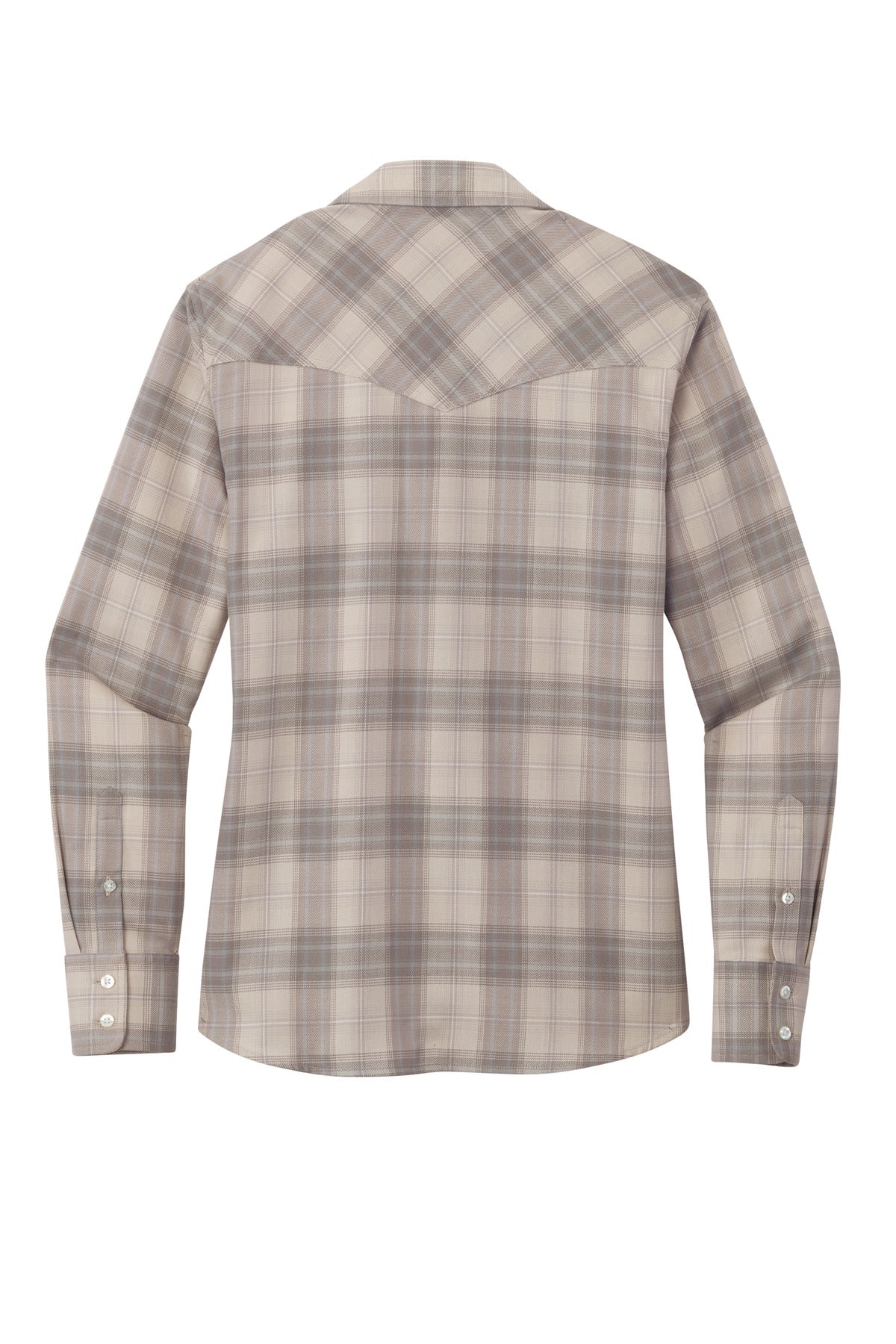 Port Authority Women's Long Sleeve Ombre Plaid Shirt LW672 Womens Apparel Shirts & Tops