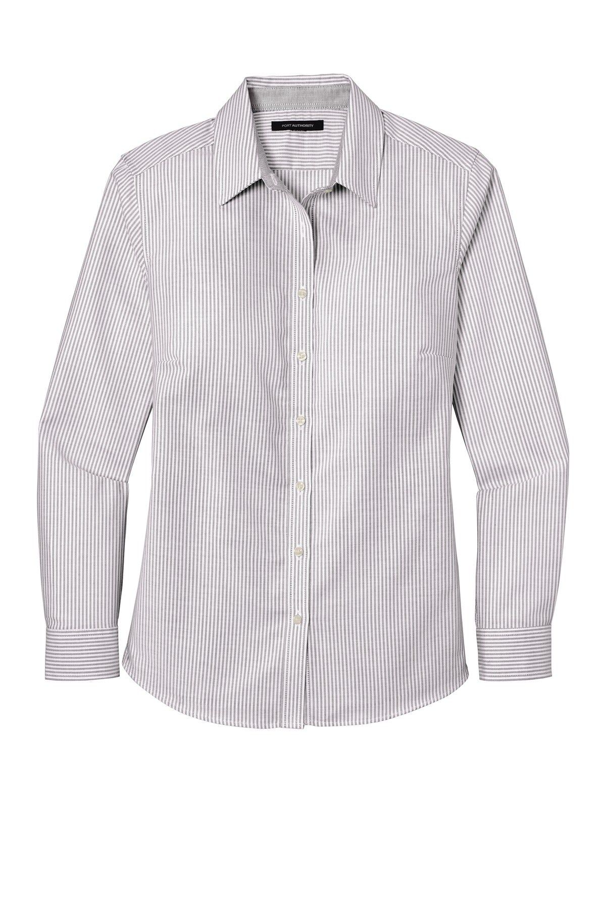 Port Authority Women's SuperPro Oxford Stripe Shirt. LW657 Womens Apparel Shirts & Tops