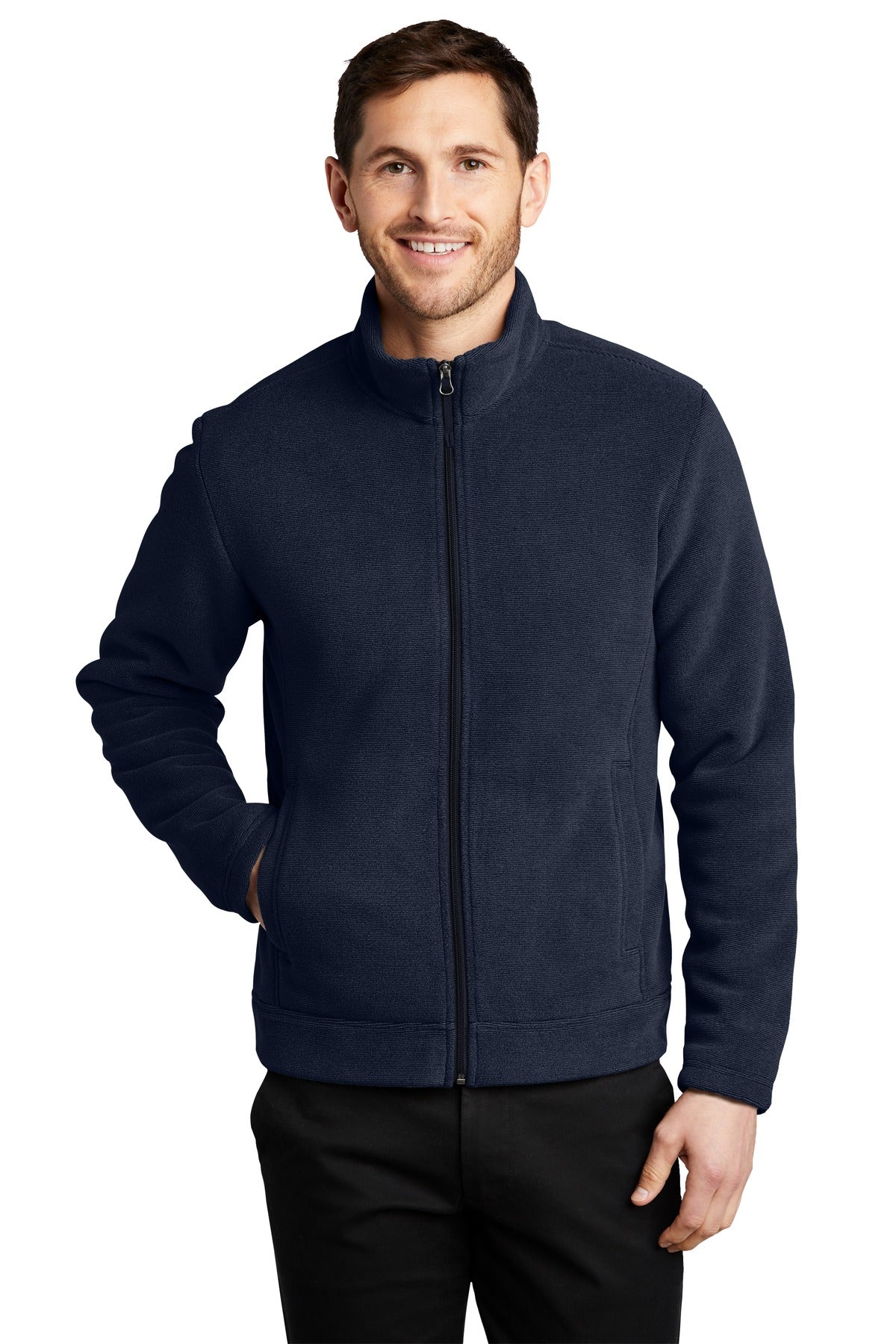 Port Authority Men's Ultra Warm Brushed Fleece Jacket. F211 Mens Apparel Jackets & Vests