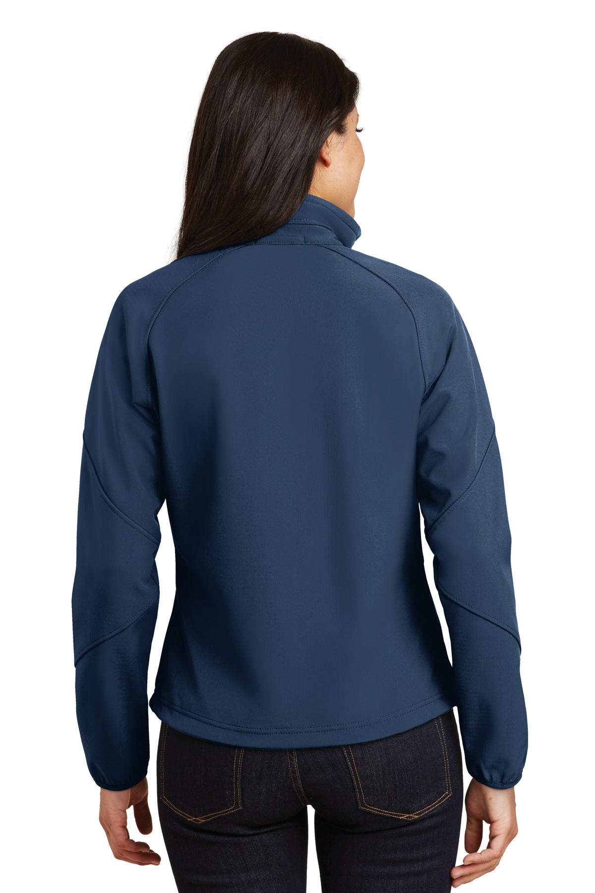 Port Authority Women's Textured Soft Shell Jacket. L705 Womens Apparel Jackets & Vests