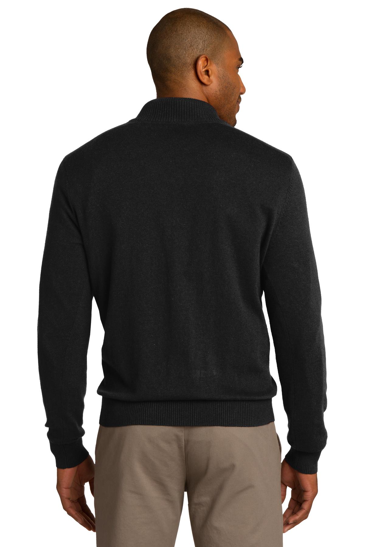 Port Authority Men's 1/2-Zip Sweater. SW290 Mens Apparel Sweatshirts & Fleece