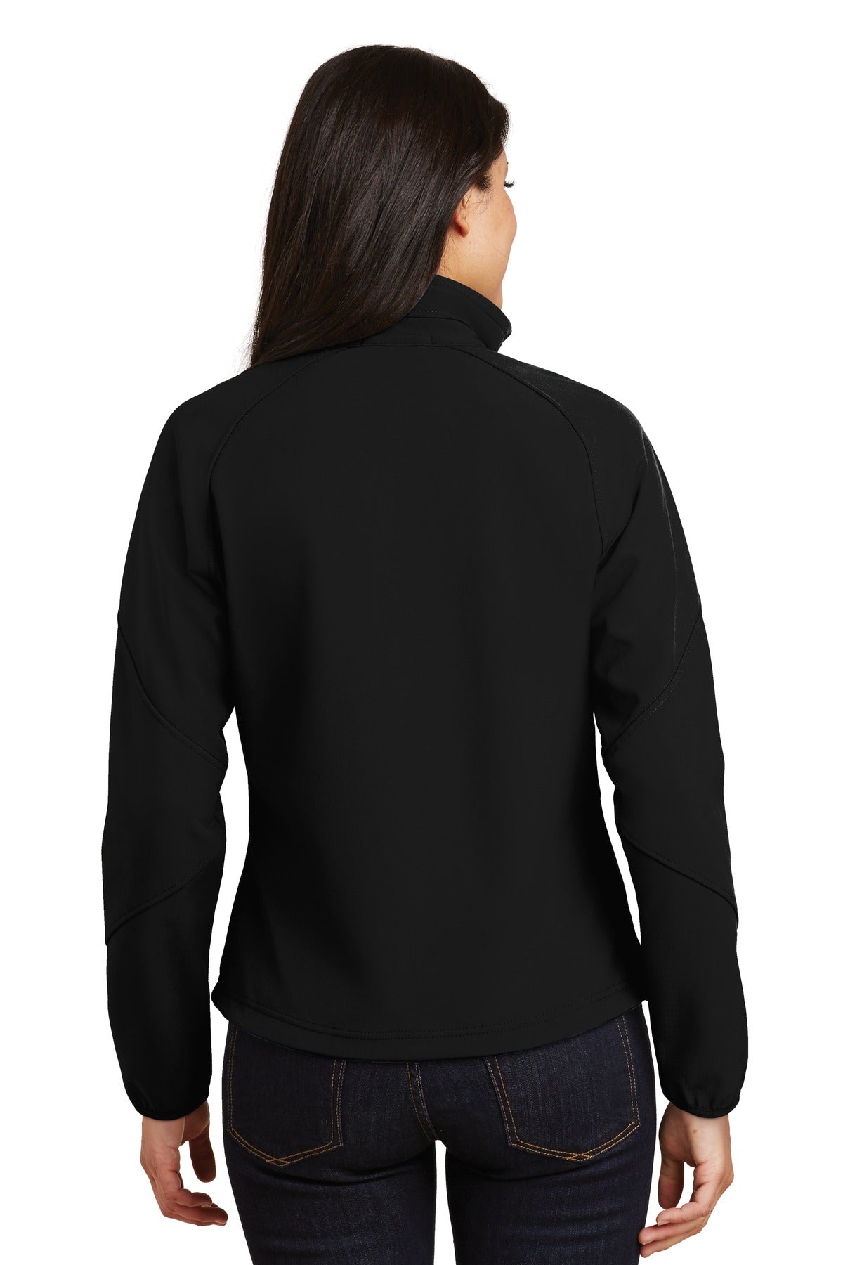 Port Authority Women's Textured Soft Shell Jacket. L705 Womens Apparel Jackets & Vests