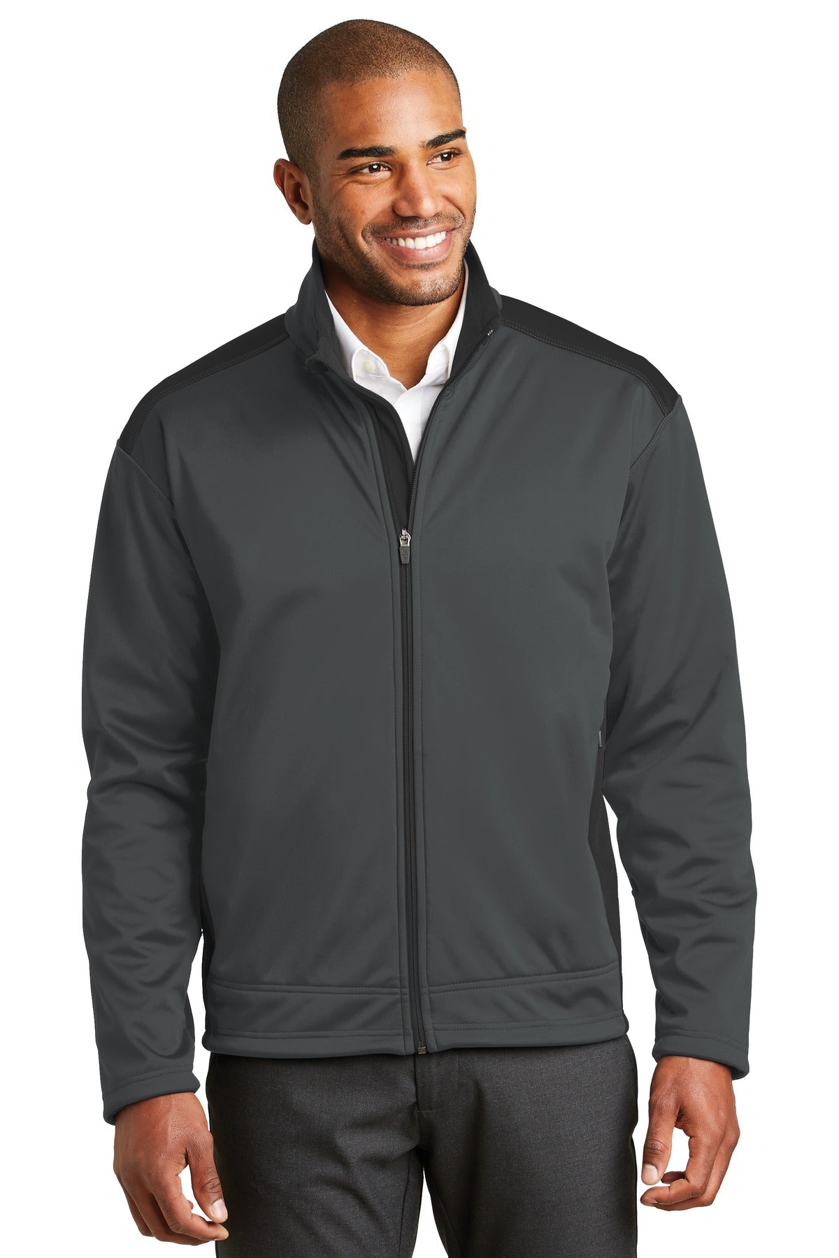Port Authority Men's Two-Tone Soft Shell Jacket. J794 Mens Apparel Jackets & Vests