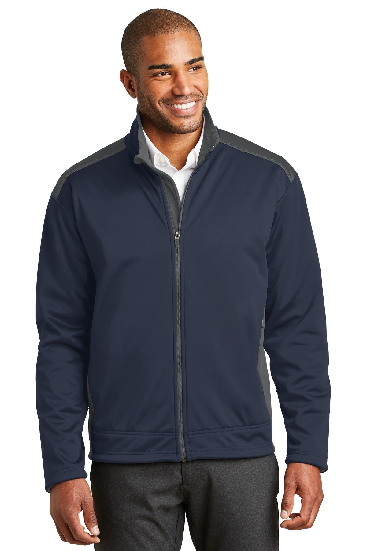 Port Authority Men's Two-Tone Soft Shell Jacket. J794 Mens Apparel Jackets & Vests