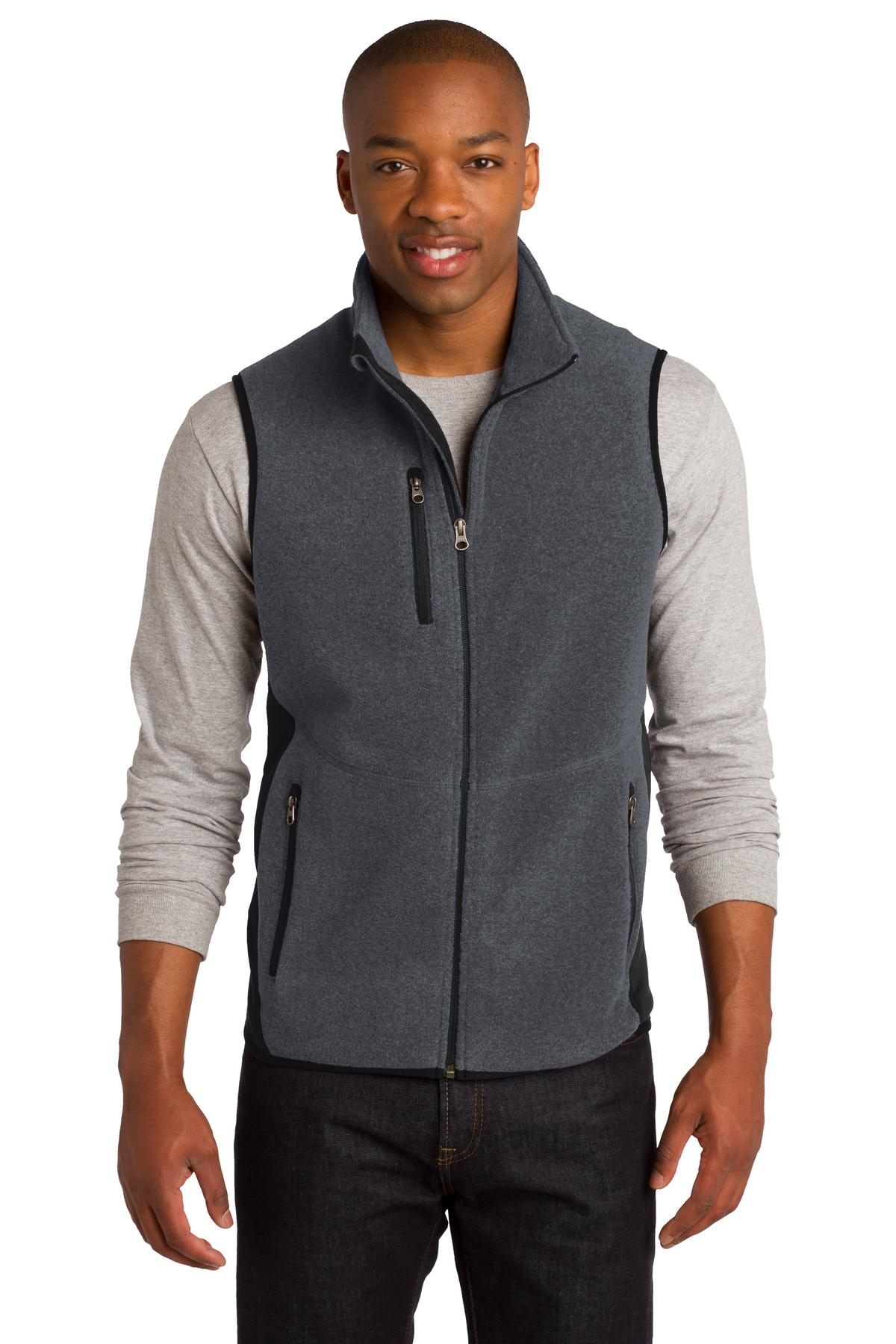 Port Authority Men's R-Tek Pro Fleece Full-Zip Vest. F228 Mens Apparel Jackets & Vests