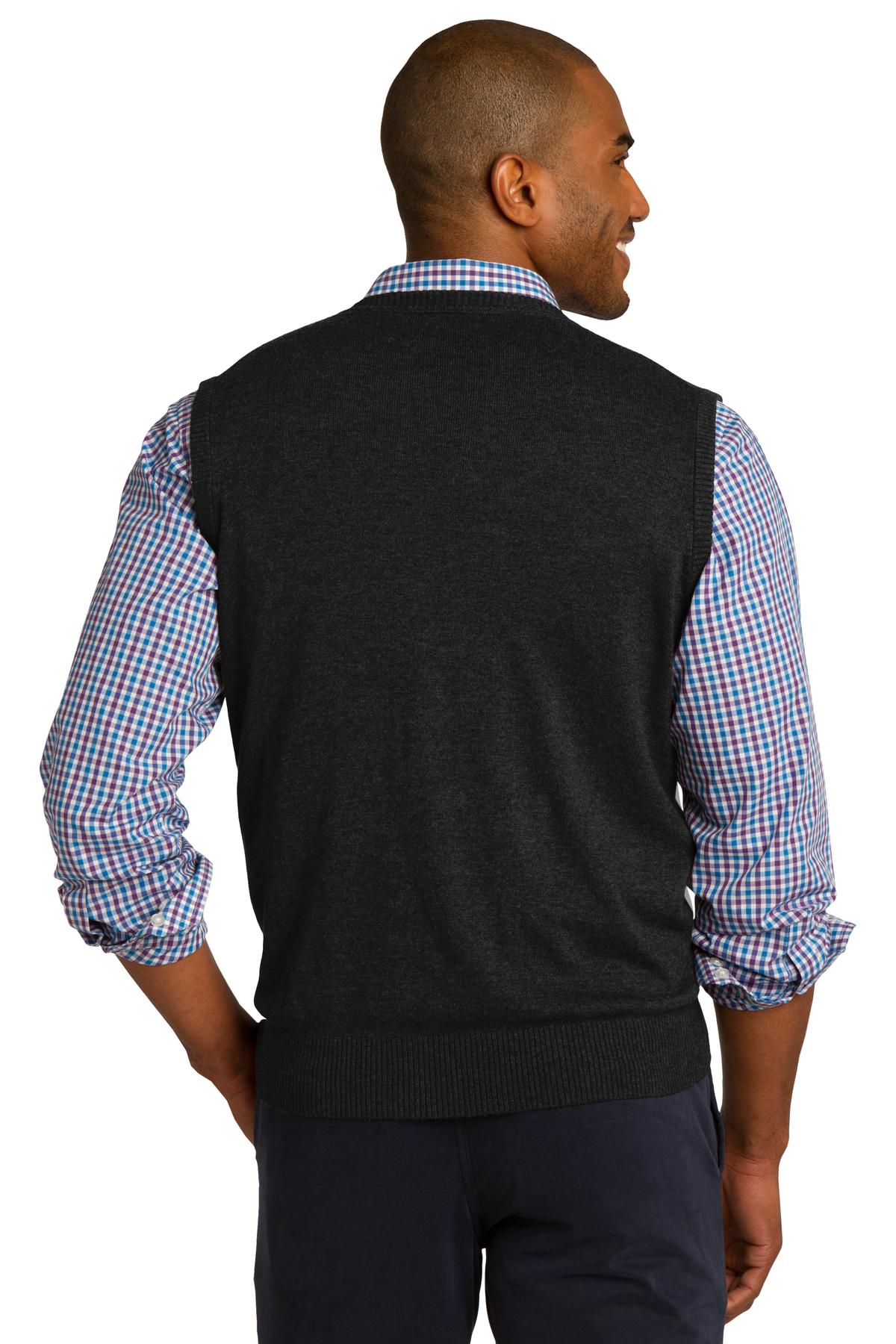 Port Authority Men's Sweater Vest. SW286 Mens Apparel Jackets & Vests