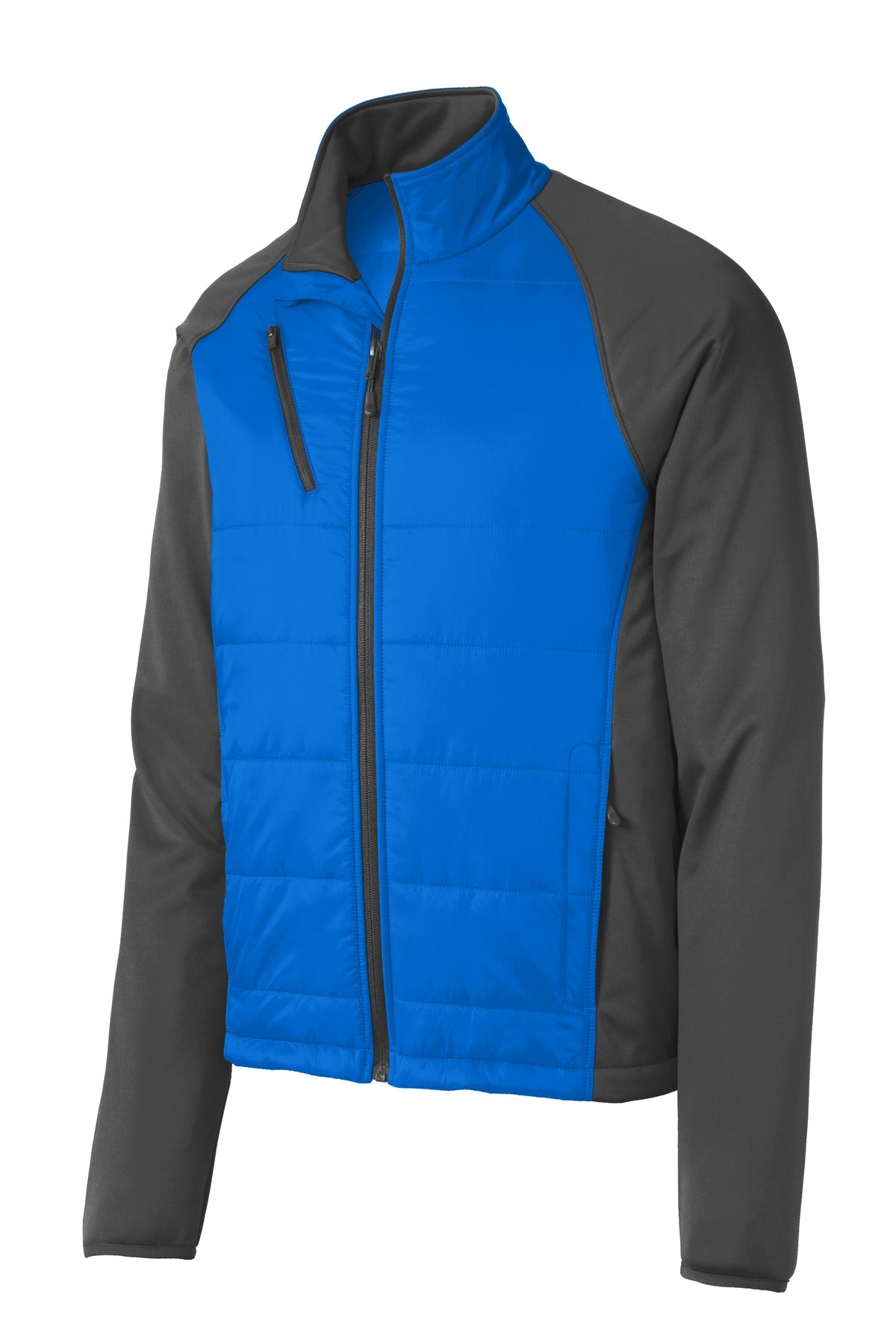 Port Authority Men's Hybrid Soft Shell Jacket. J787 Mens Apparel Jackets & Vests