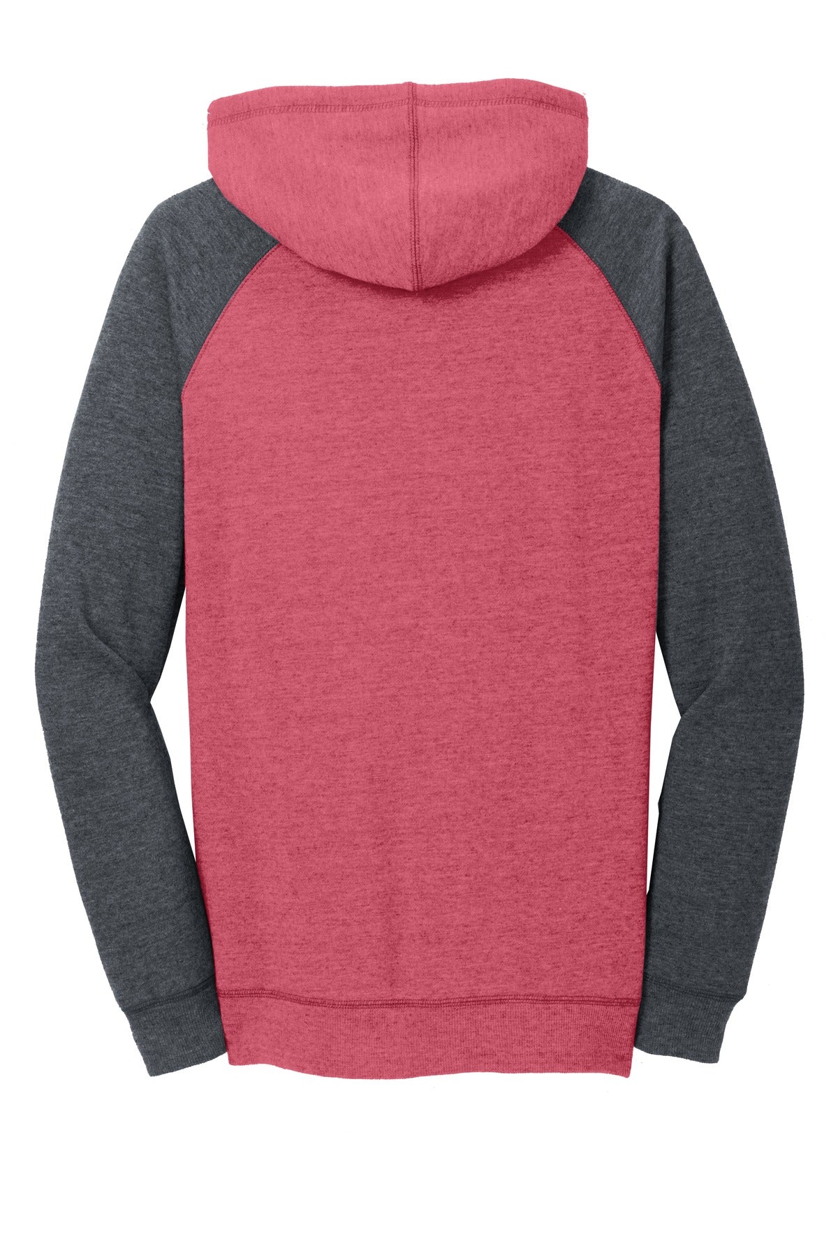 District Women's Lightweight Fleece Raglan Hoodie. DT296 Womens Apparel Sweatshirts & Fleece