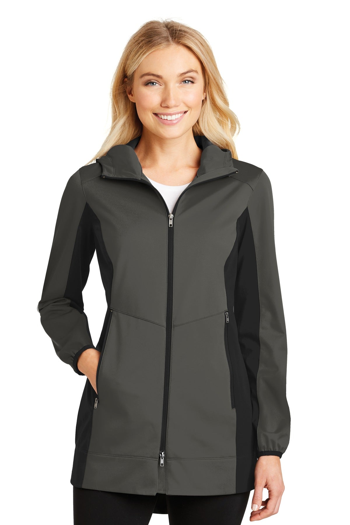 Port Authority Women's Active Hooded Soft Shell Jacket. L719 Womens Apparel Jackets & Vests