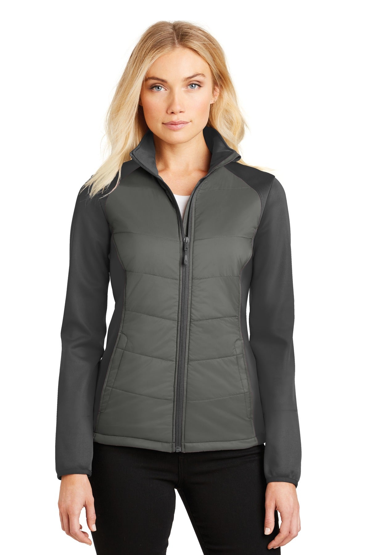 Port Authority Women's Hybrid Soft Shell Jacket. L787 Womens Apparel Jackets & Vests
