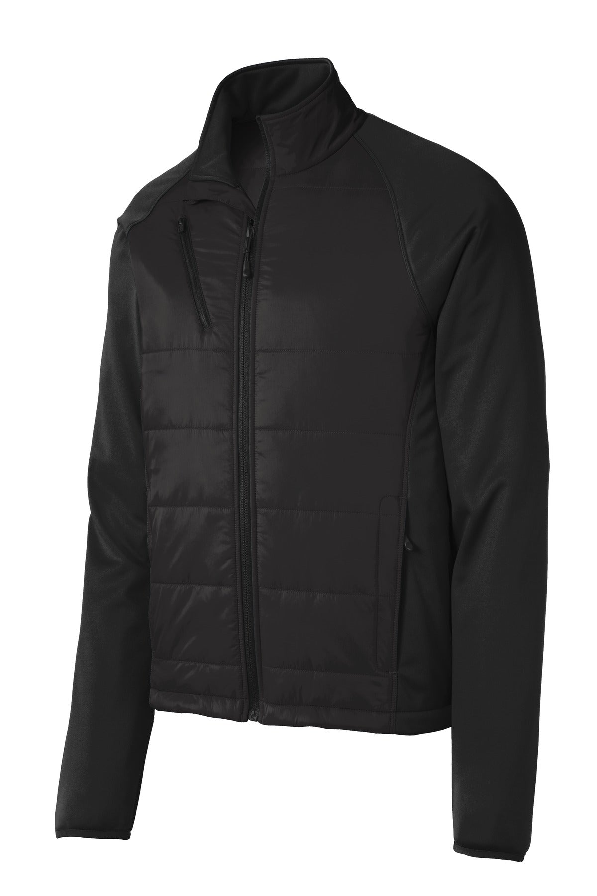 Port Authority Men's Hybrid Soft Shell Jacket. J787 Mens Apparel Jackets & Vests