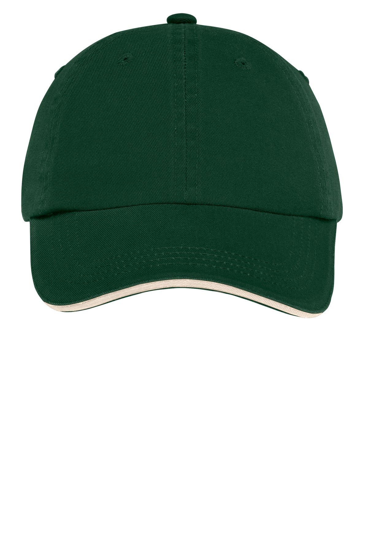 Port Authority Sandwich Bill Cap with Striped Closure Unisex Accessories Hats & Caps