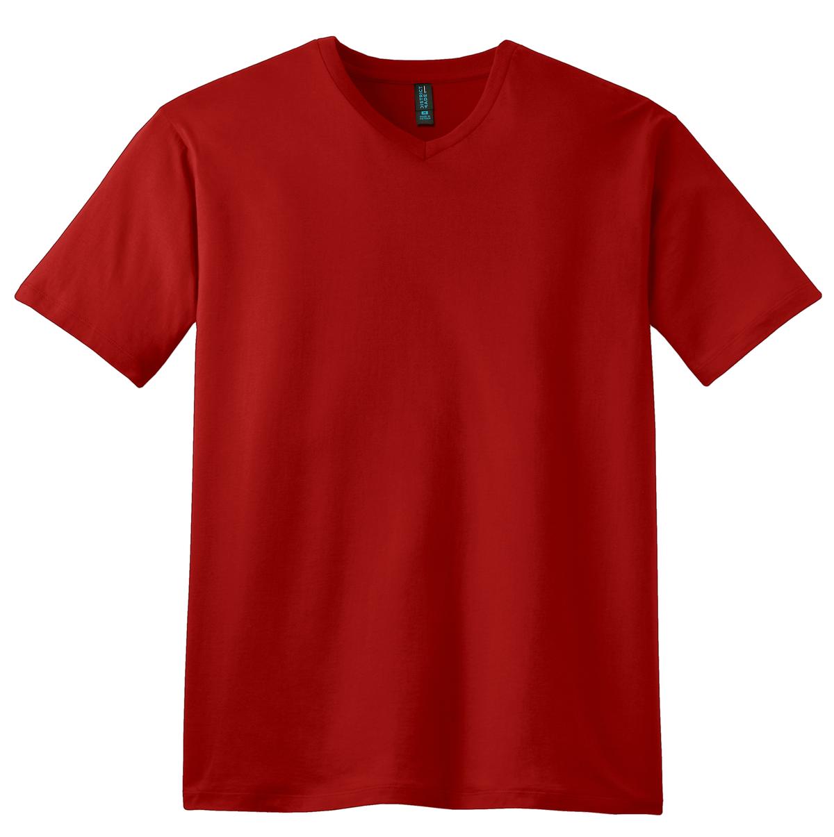 District Made Men's Perfect Weight V-Neck Tee. DT1170 Mens Apparel Shirts & Tops