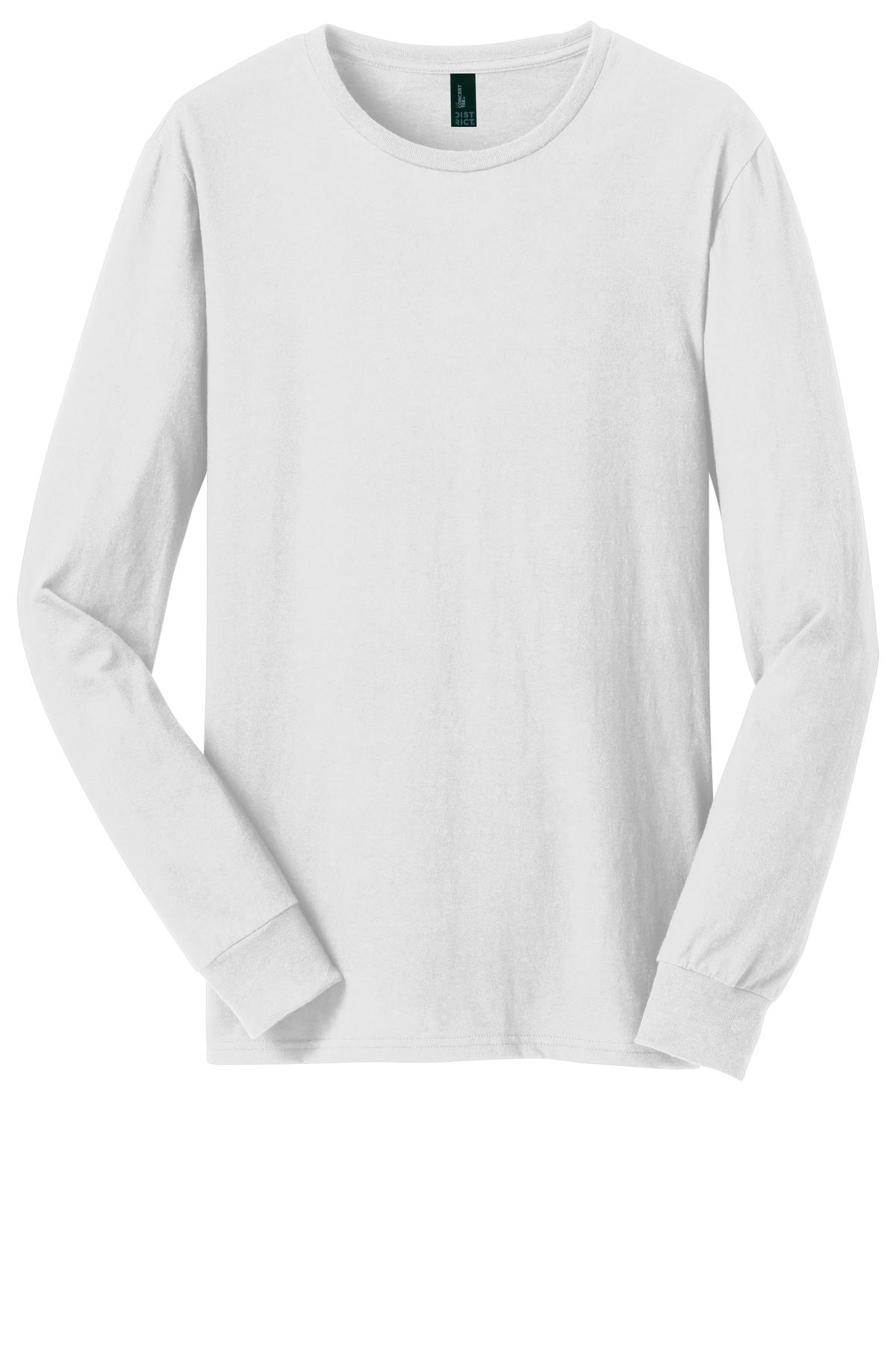District Men's The Concert Tee Long Sleeve. DT5200 District