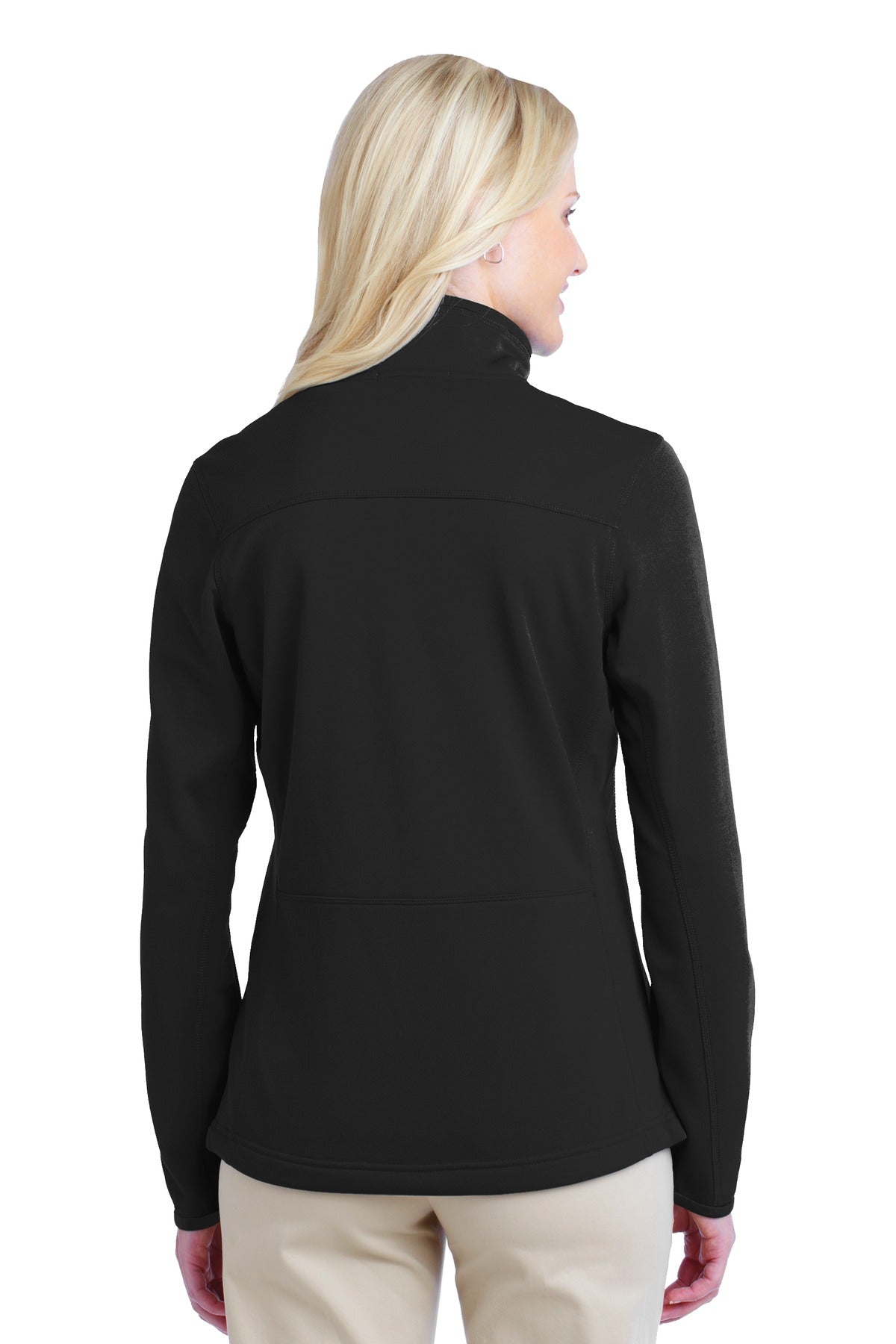 Port Authority Women's Pique Fleece Jacket. L222 Womens Apparel Jackets & Vests