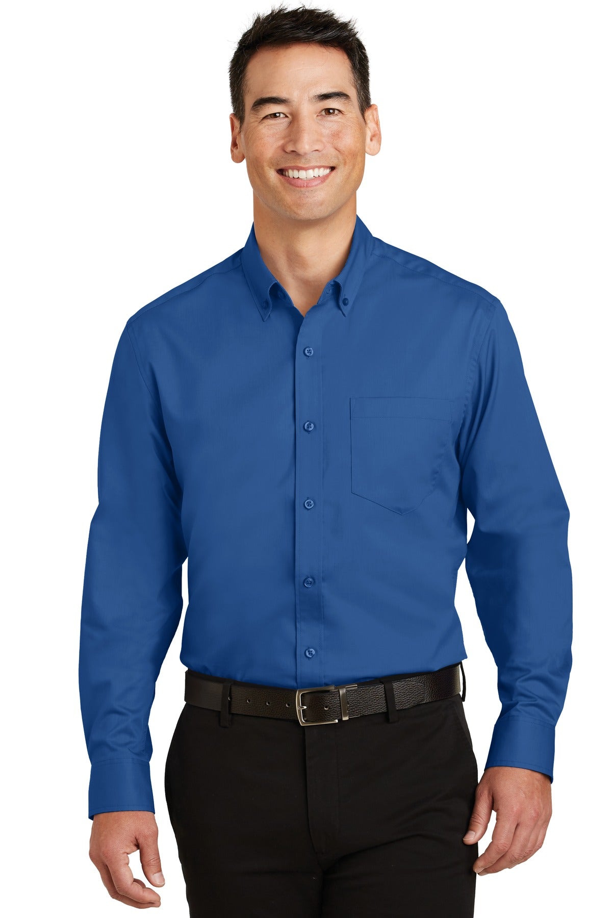 Port Authority Men's Tall SuperPro Twill Shirt. TS663 Mens Apparel Shirts & Tops