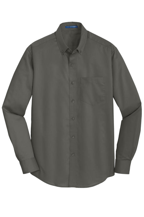 Port Authority Men's Tall SuperPro Twill Shirt. TS663 Mens Apparel Shirts & Tops
