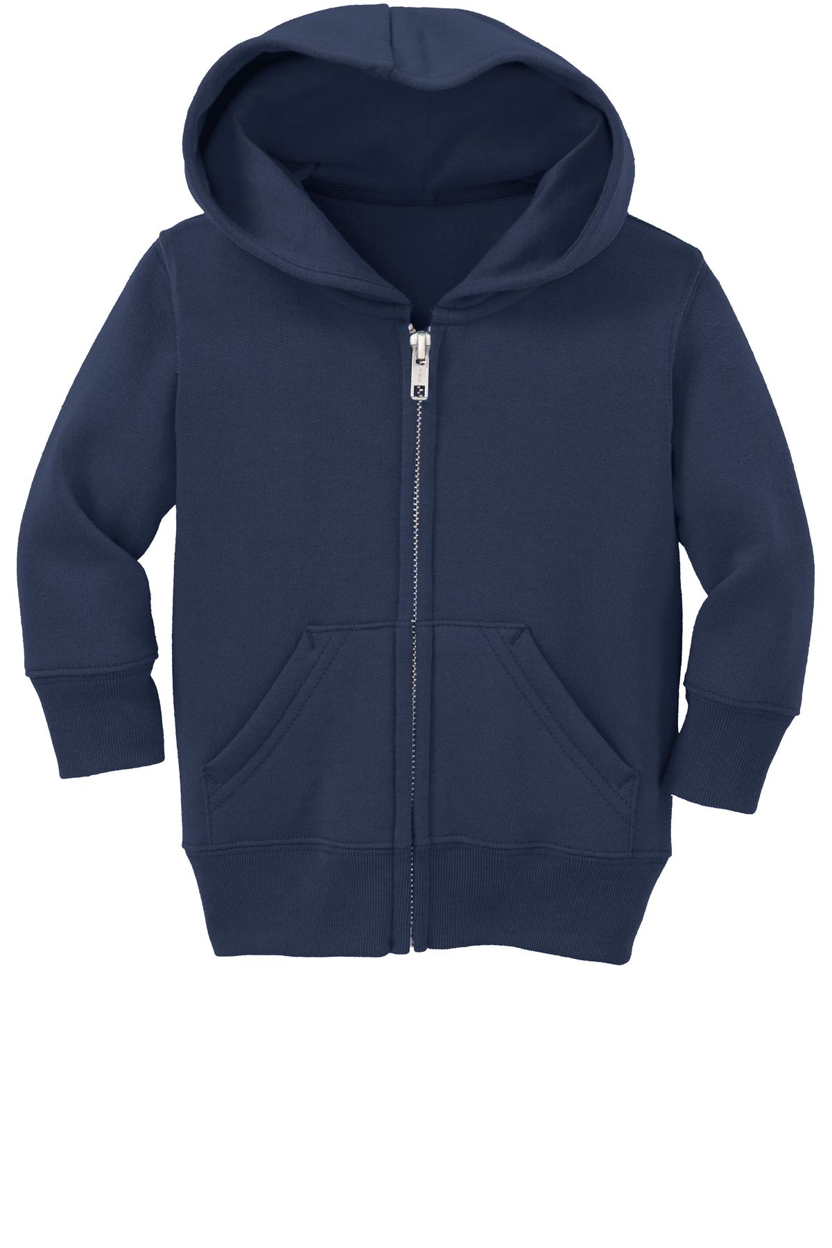 Port & Company Infant Core Fleece Full-Zip Hooded Sweatshirt CAR78IZH Port & Company