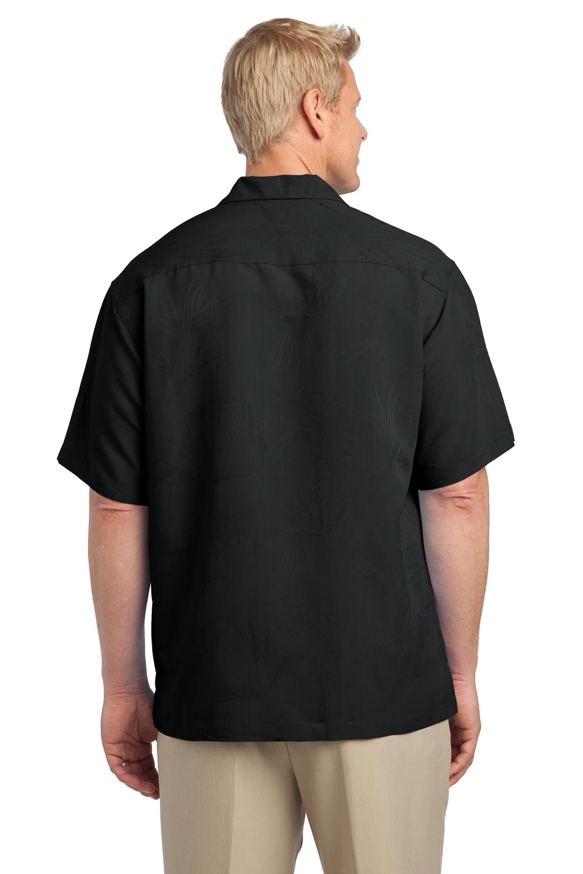 Port Authority Men's Patterned Easy Care Camp Shirt. S536 Mens Apparel Shirts & Tops