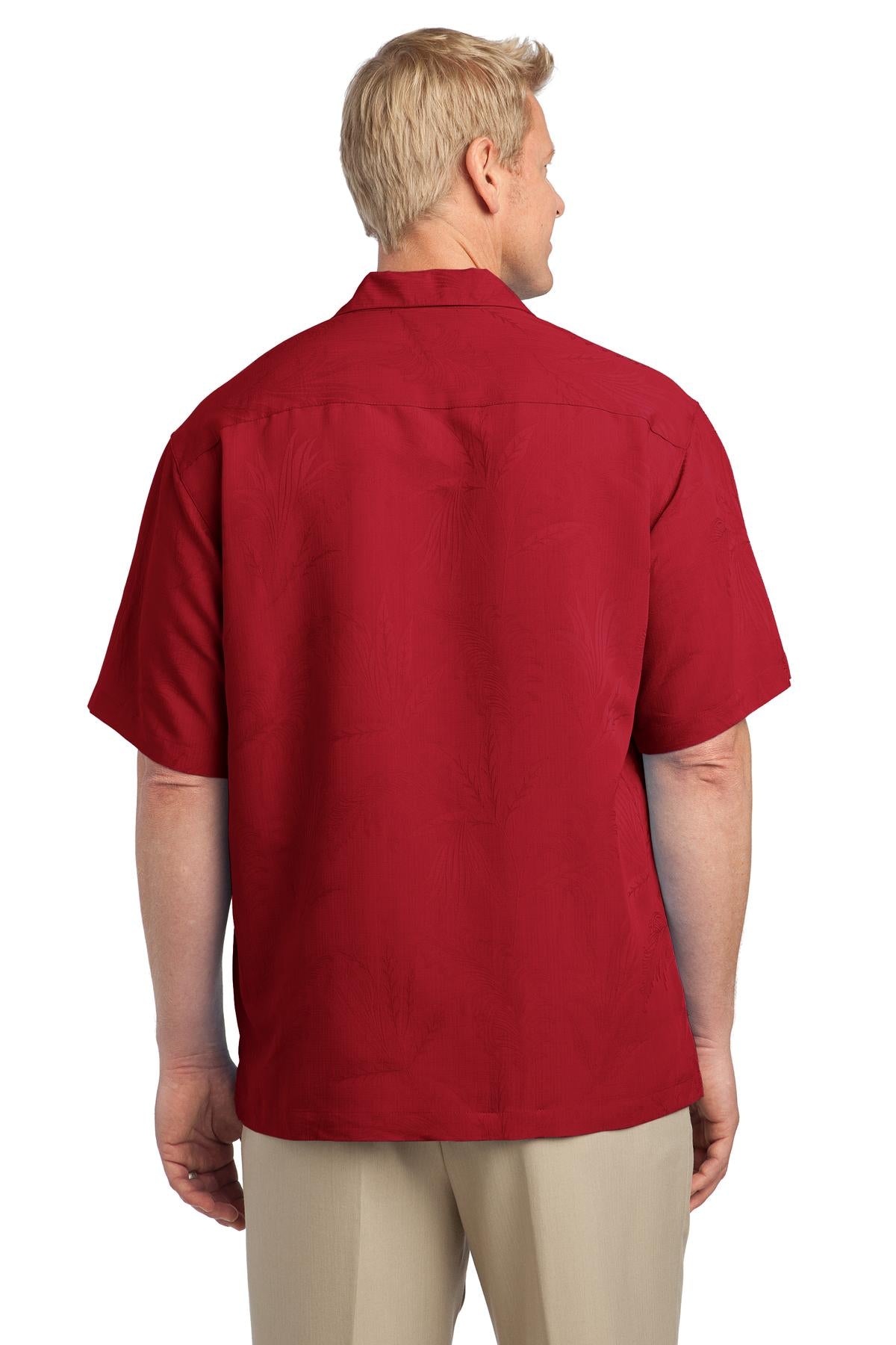 Port Authority Men's Patterned Easy Care Camp Shirt. S536 Mens Apparel Shirts & Tops