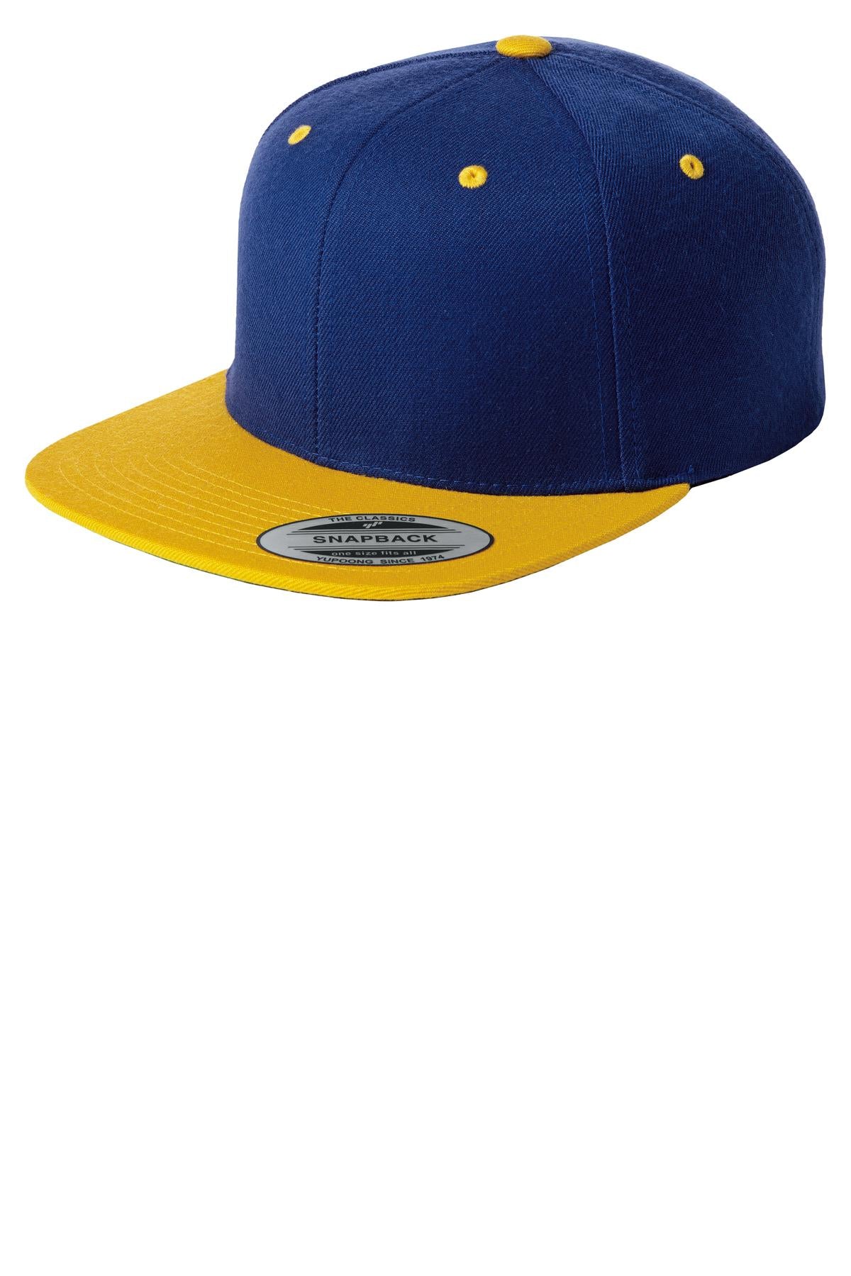 Sport-Tek Yupoong Flat Bill Snapback Cap Unisex Accessories Hats & Caps