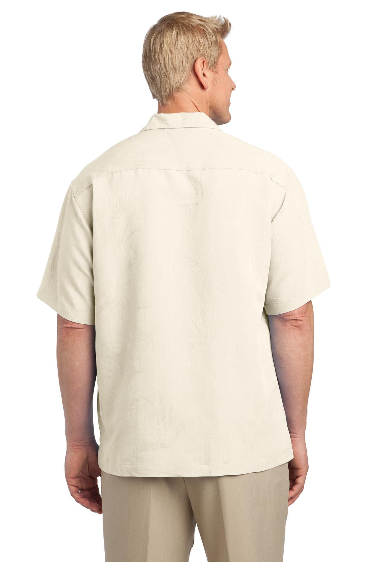 Port Authority Men's Patterned Easy Care Camp Shirt. S536 Mens Apparel Shirts & Tops