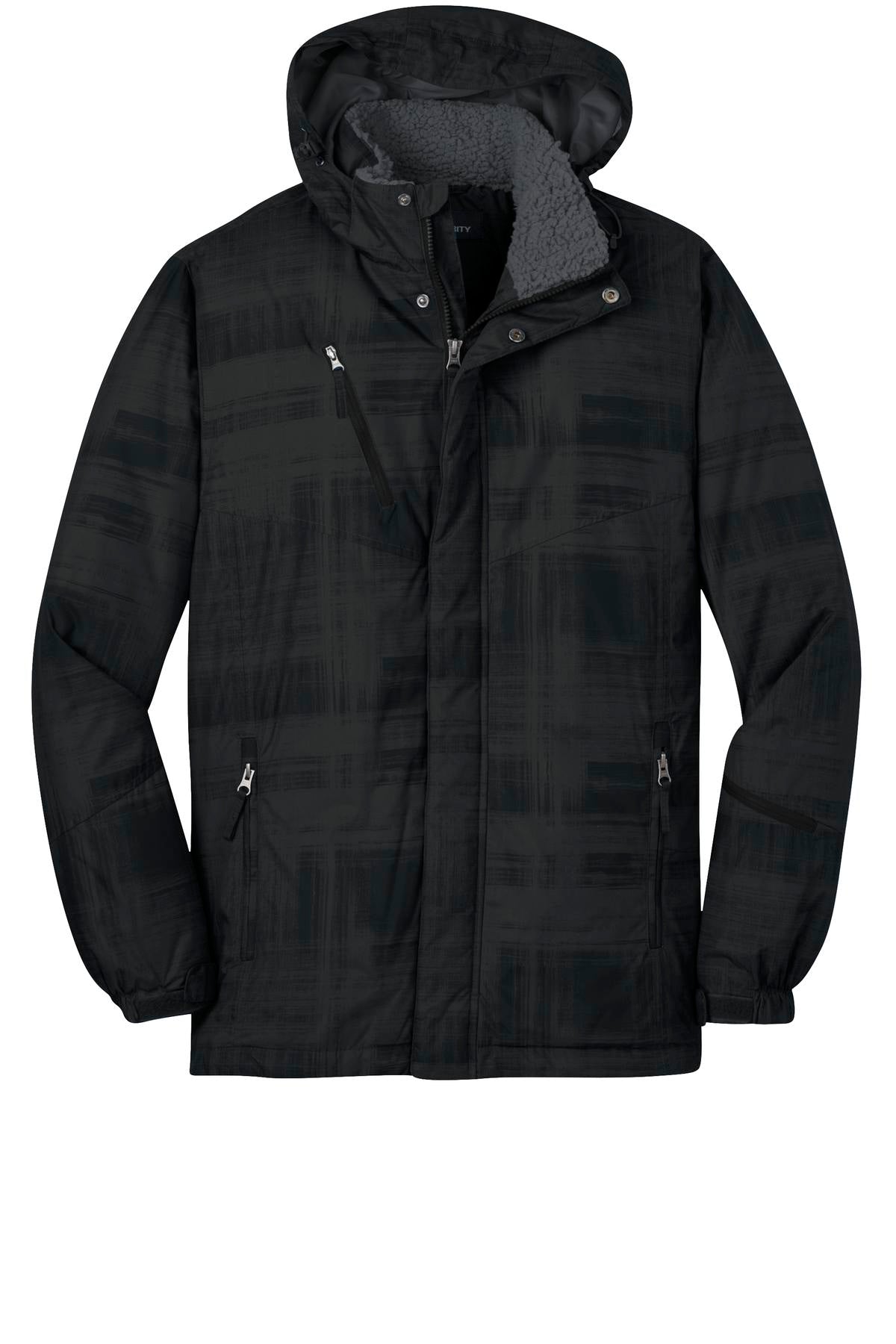 Port Authority Brushstroke Print Insulated Jacket. J320 Mens Apparel Jackets & Vests