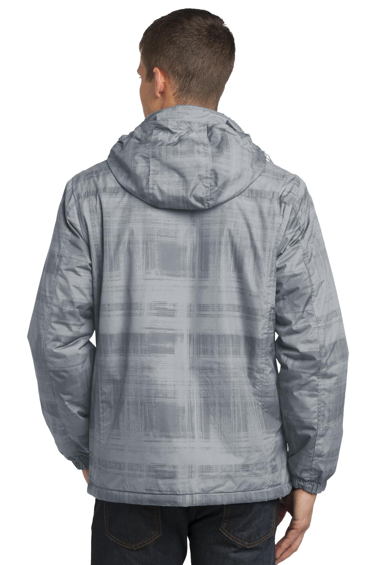 Port Authority Brushstroke Print Insulated Jacket. J320 Mens Apparel Jackets & Vests