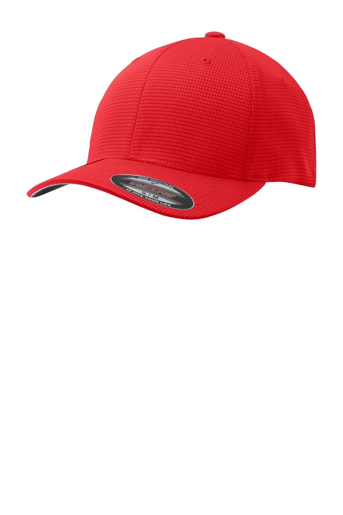 Sport-Tek Flexfit Grid Texture Cap Unisex Accessories Hats & Caps