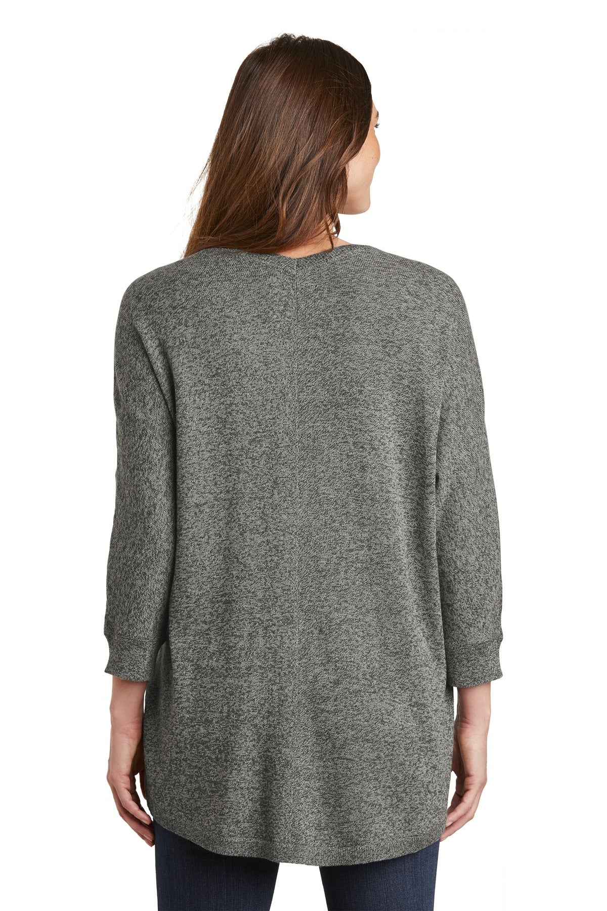 Port Authority Women's Marled Cocoon Sweater. LSW416 Womens Apparel Sweatshirts & Fleece