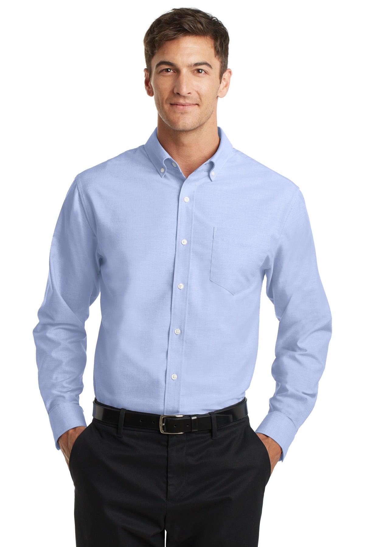 Port Authority Men's Tall SuperPro Oxford Shirt. TS658 Mens Apparel Shirts & Tops