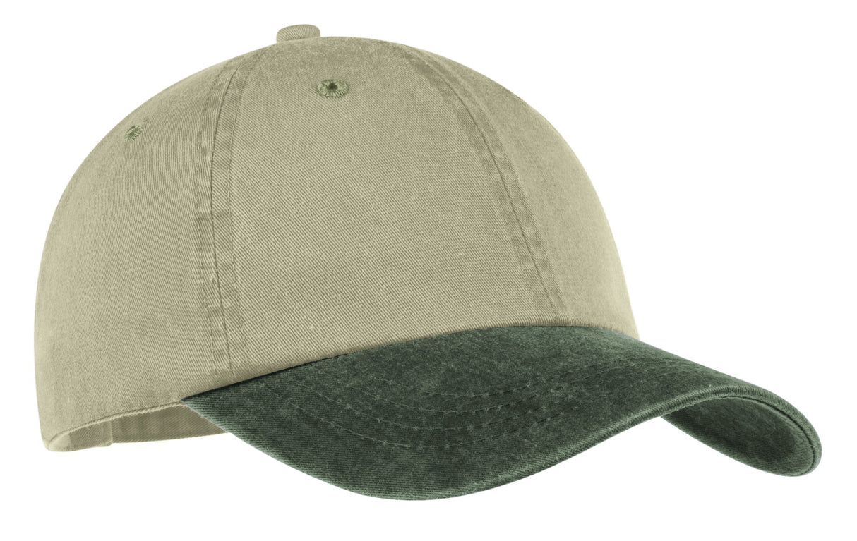 Port & Company - Adult Two-Tone Pigment-Dyed Cap Unisex Accessories Hats & Caps