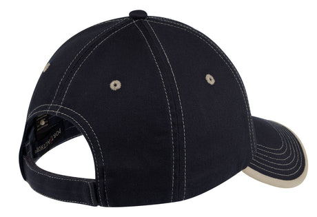 Port Authority Vintage Washed Contrast Stitch Cap Unisex Accessories Hats & Caps