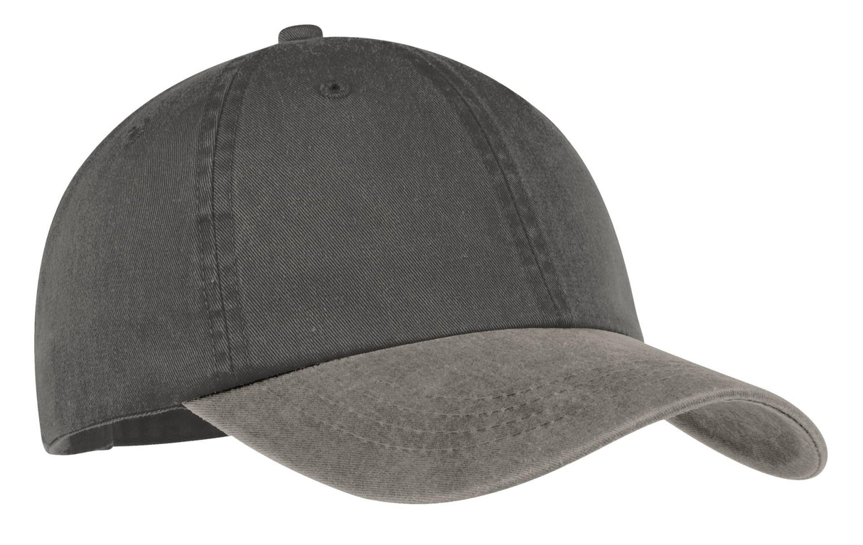 Port & Company - Adult Two-Tone Pigment-Dyed Cap Unisex Accessories Hats & Caps