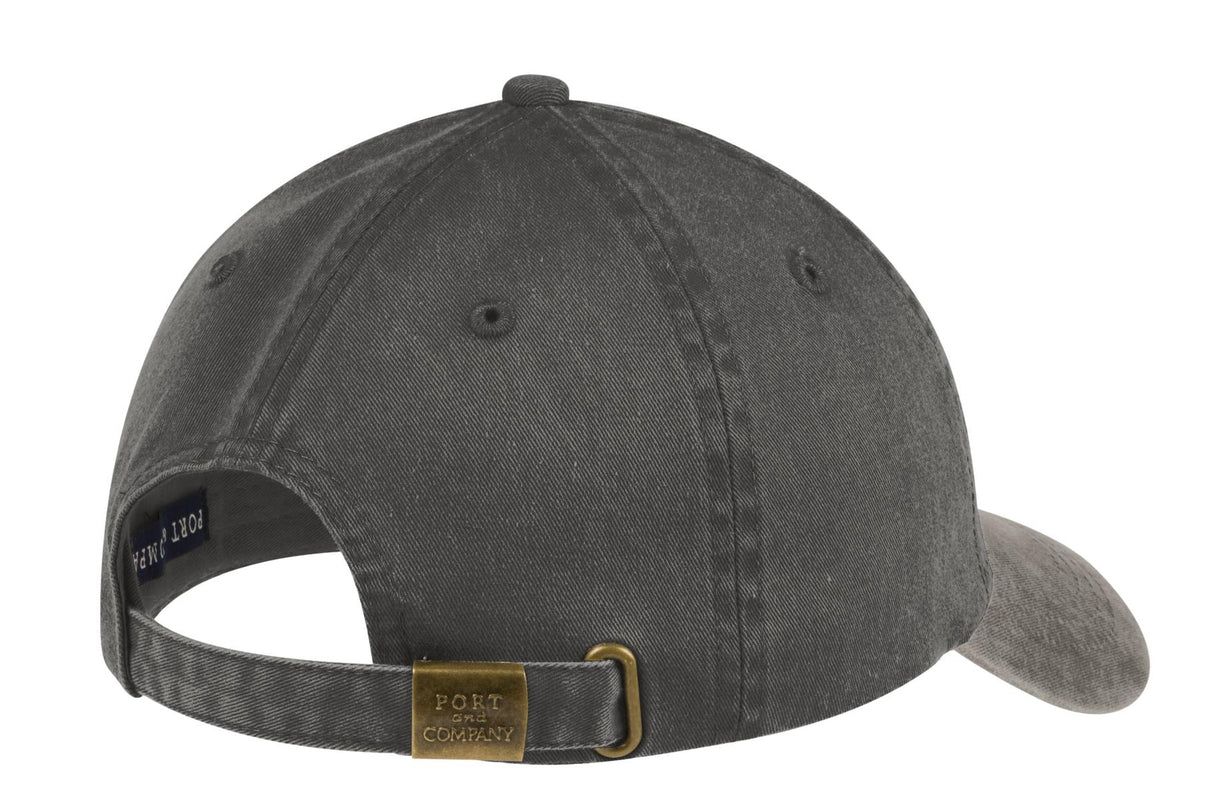 Port & Company - Adult Two-Tone Pigment-Dyed Cap Unisex Accessories Hats & Caps