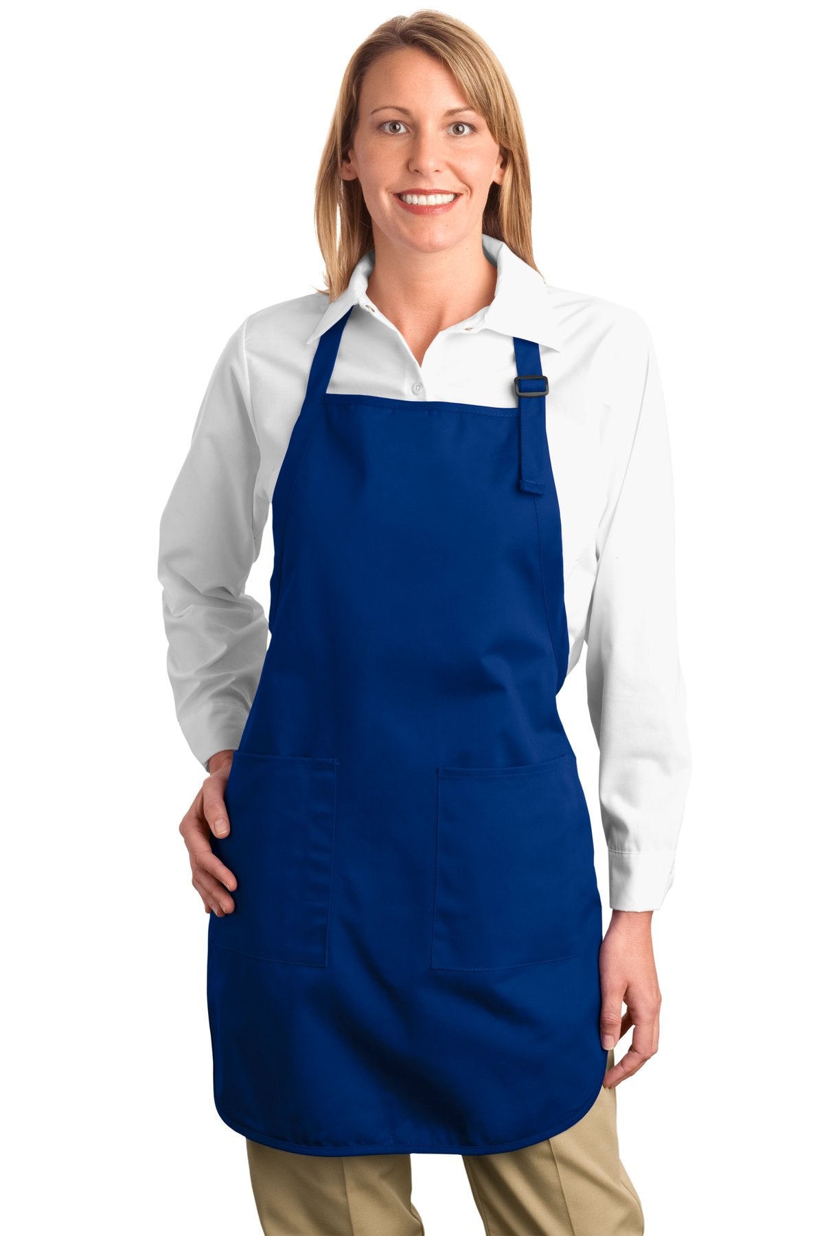 Port Authority Full-Length Apron with Pockets. A500 Unisex Accessories Aprons